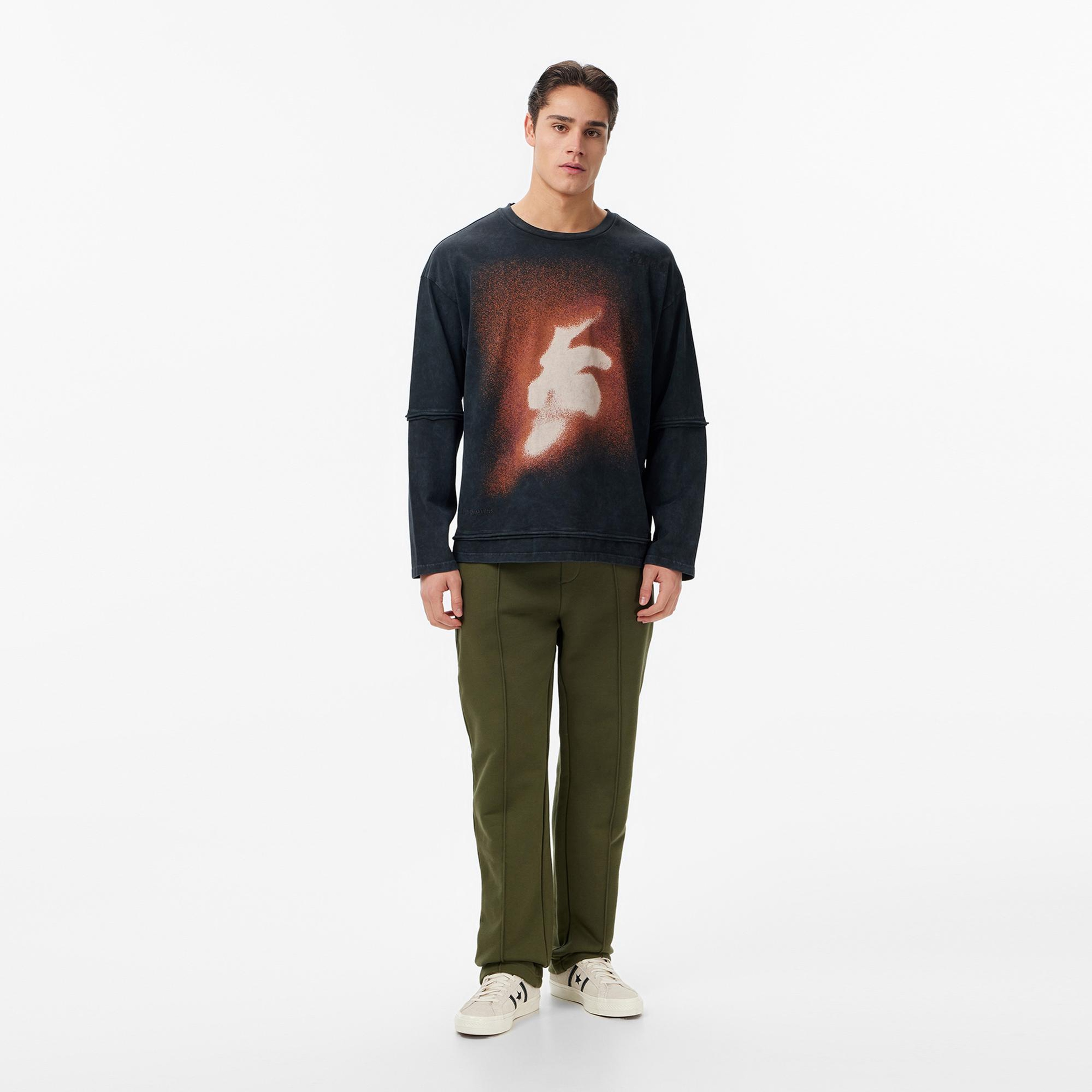 Les Benjamins Regular Fit Erkek Siyah T-Shirt