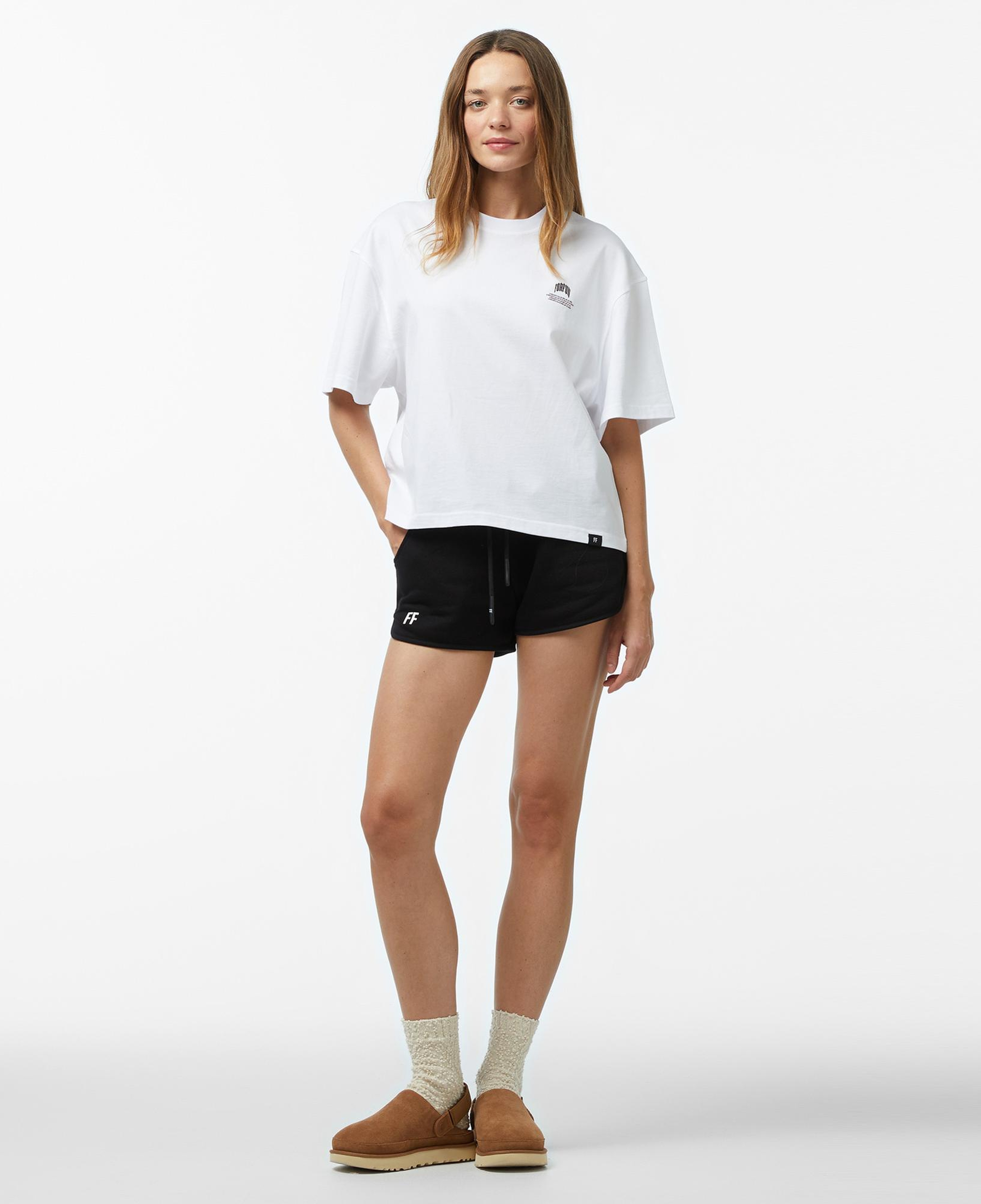 Forfun For Fun Neue - Oversize Kadın Beyaz T-Shirt