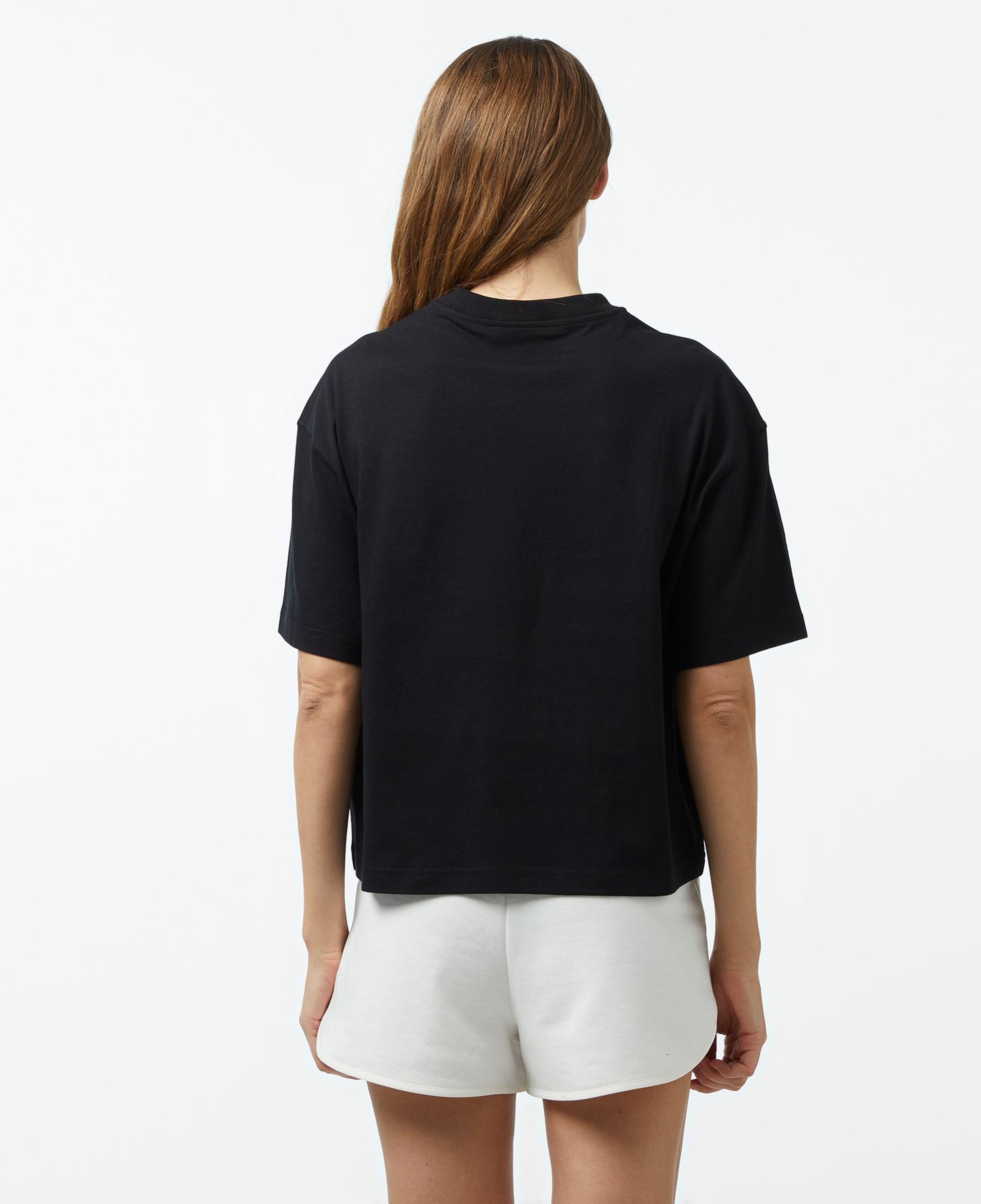 Forfun For Fun Neue - Oversize Kadın Siyah T-Shirt