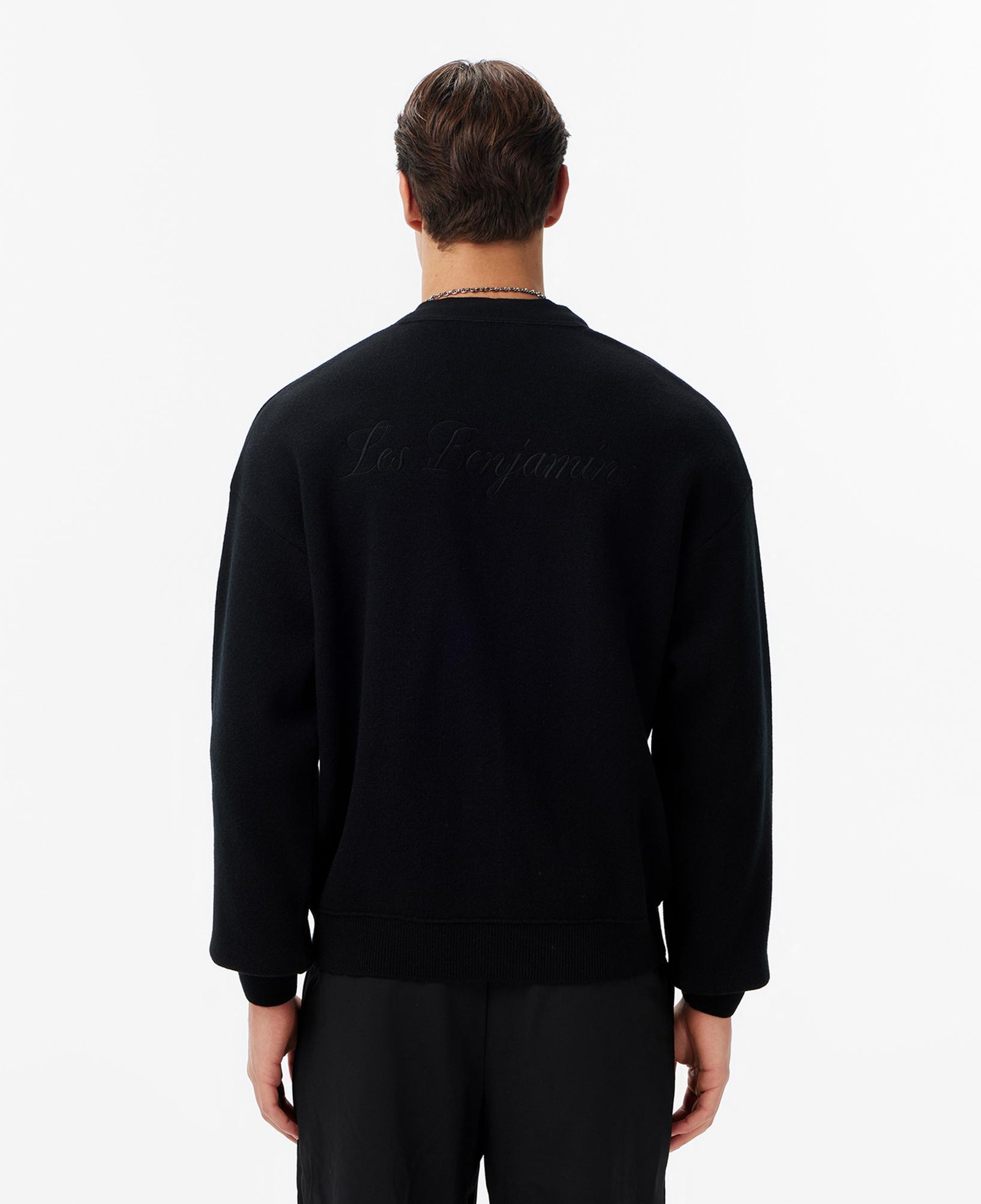 Les Benjamins Classic Fit Erkek Siyah Triko