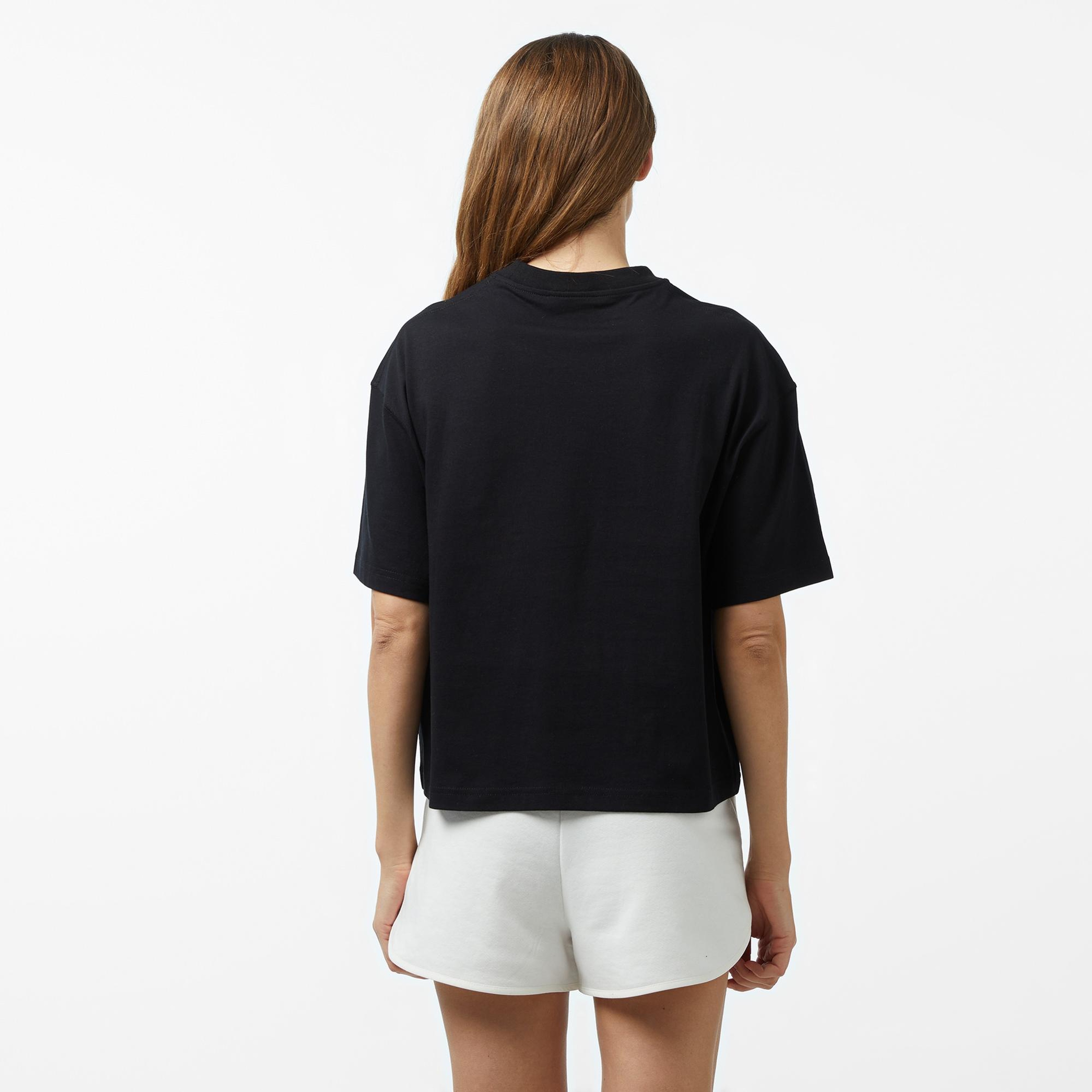 Forfun For Fun Neue - Oversize Kadın Siyah T-Shirt