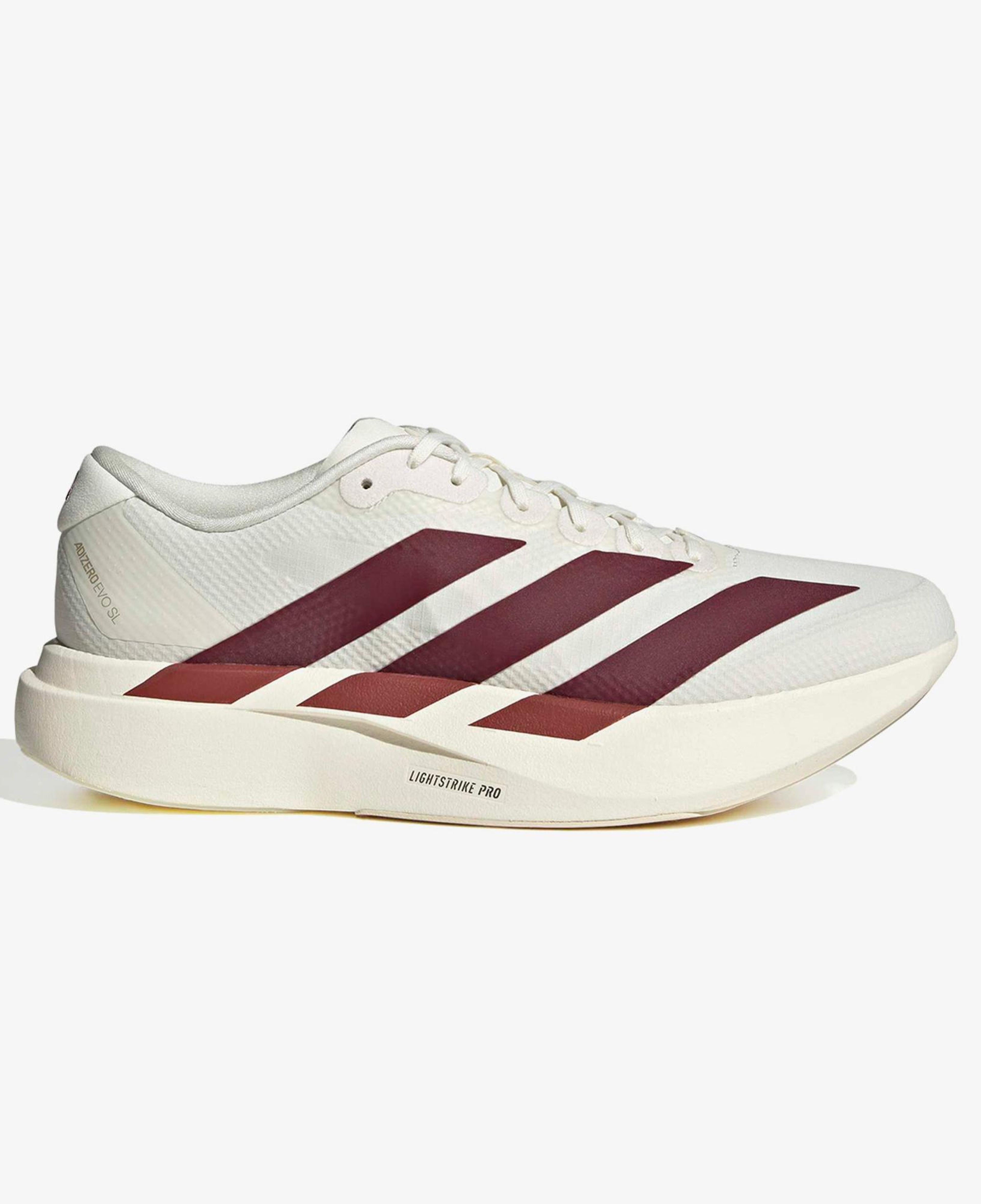 adidas Adizero Evo SL Woven Erkek Beyaz Spor Ayakkabı