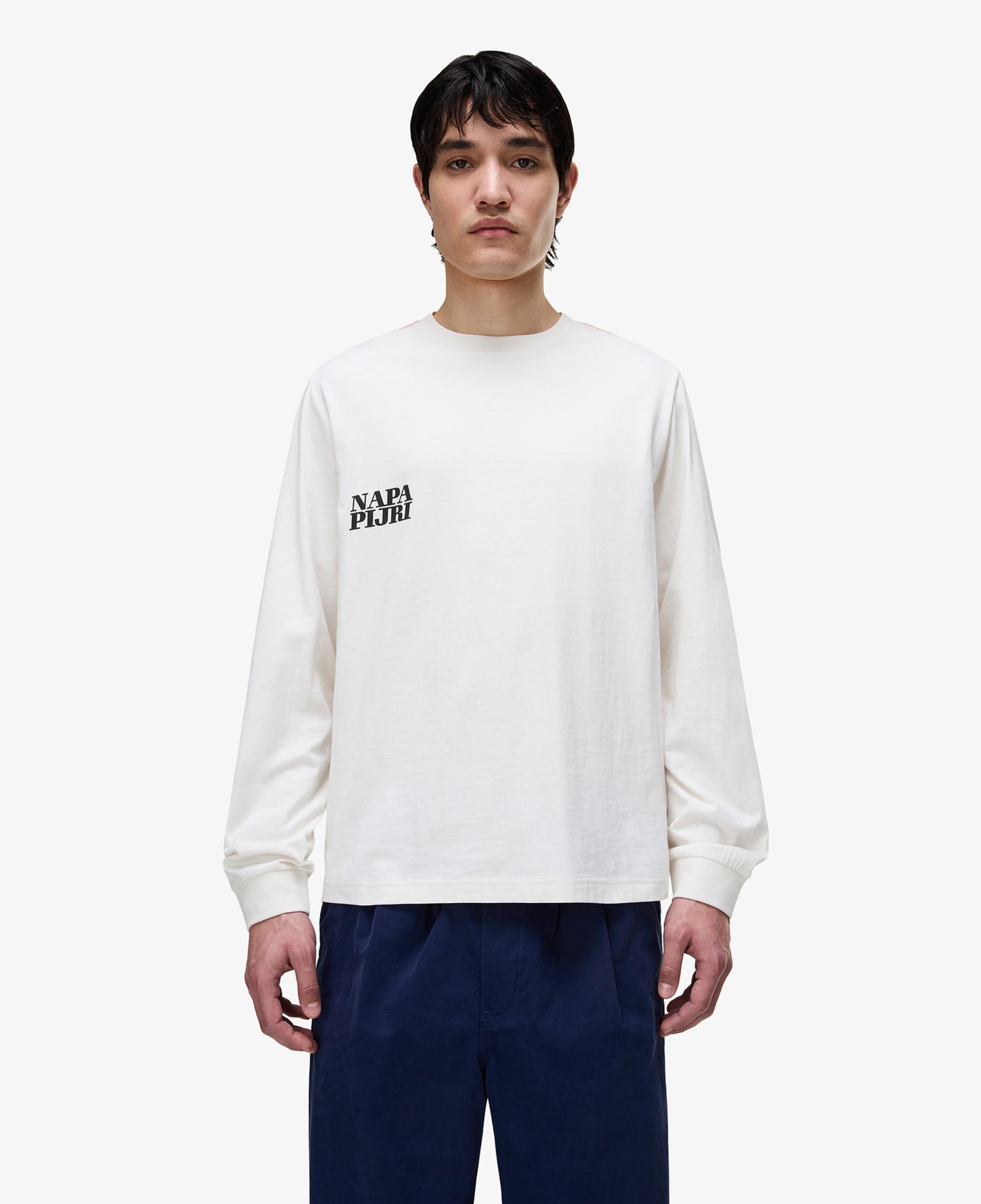 Napapijri S-Lodestar Erkek Beyaz T-Shirt