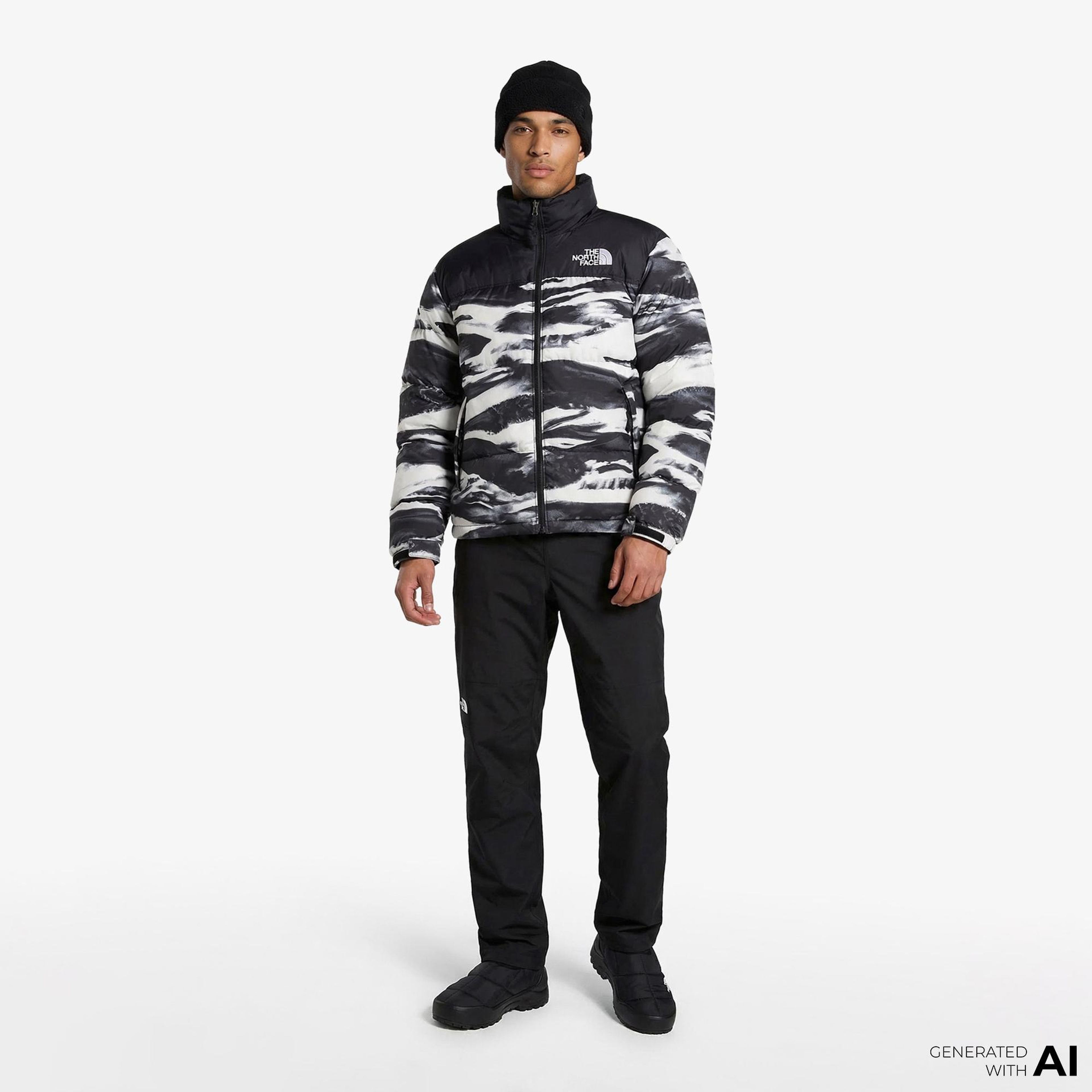 The North Face 1996 Retro Nuptse Erkek Siyah Mont