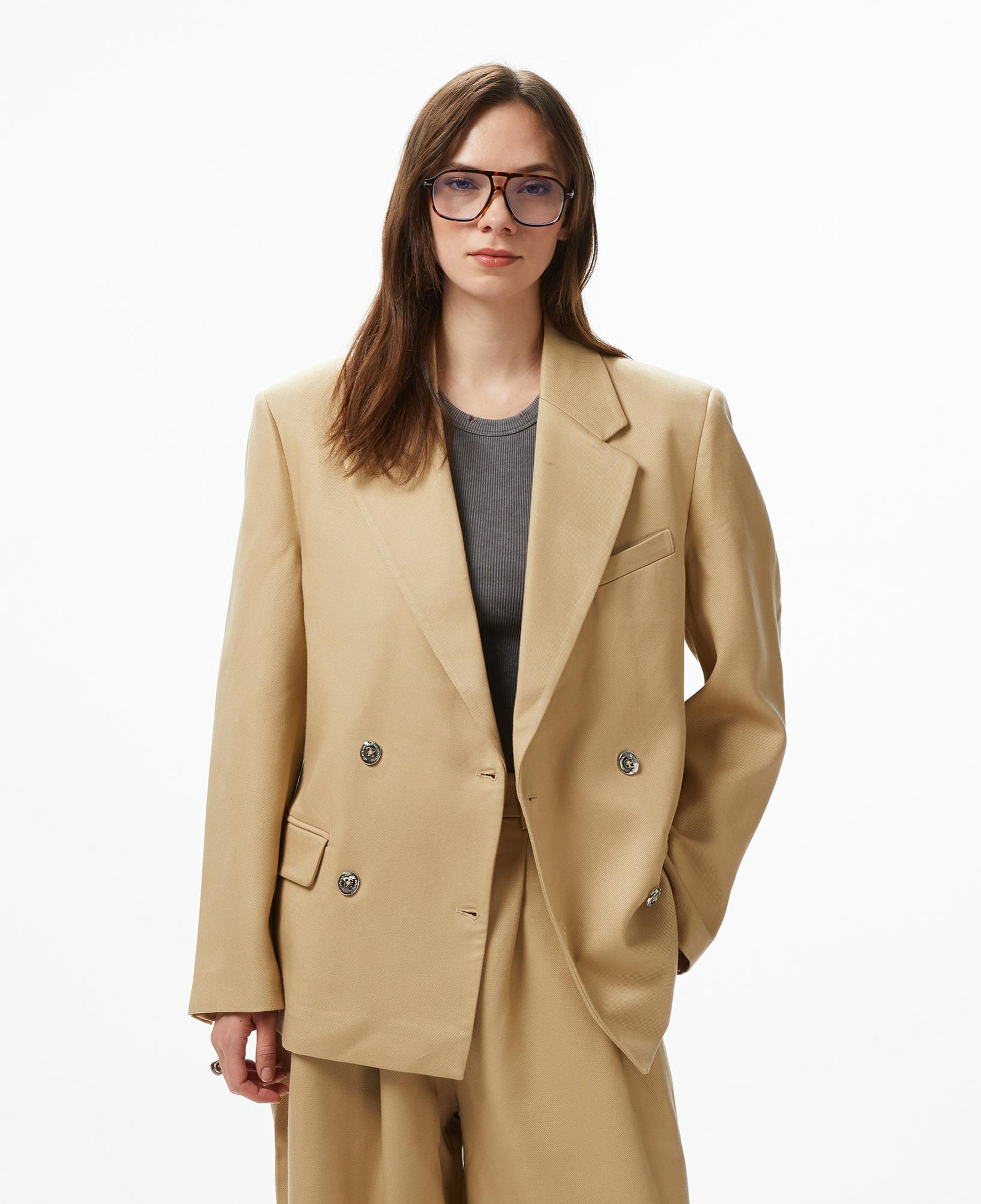 Les Benjamins Regular Fit Kadın Bej Ceket