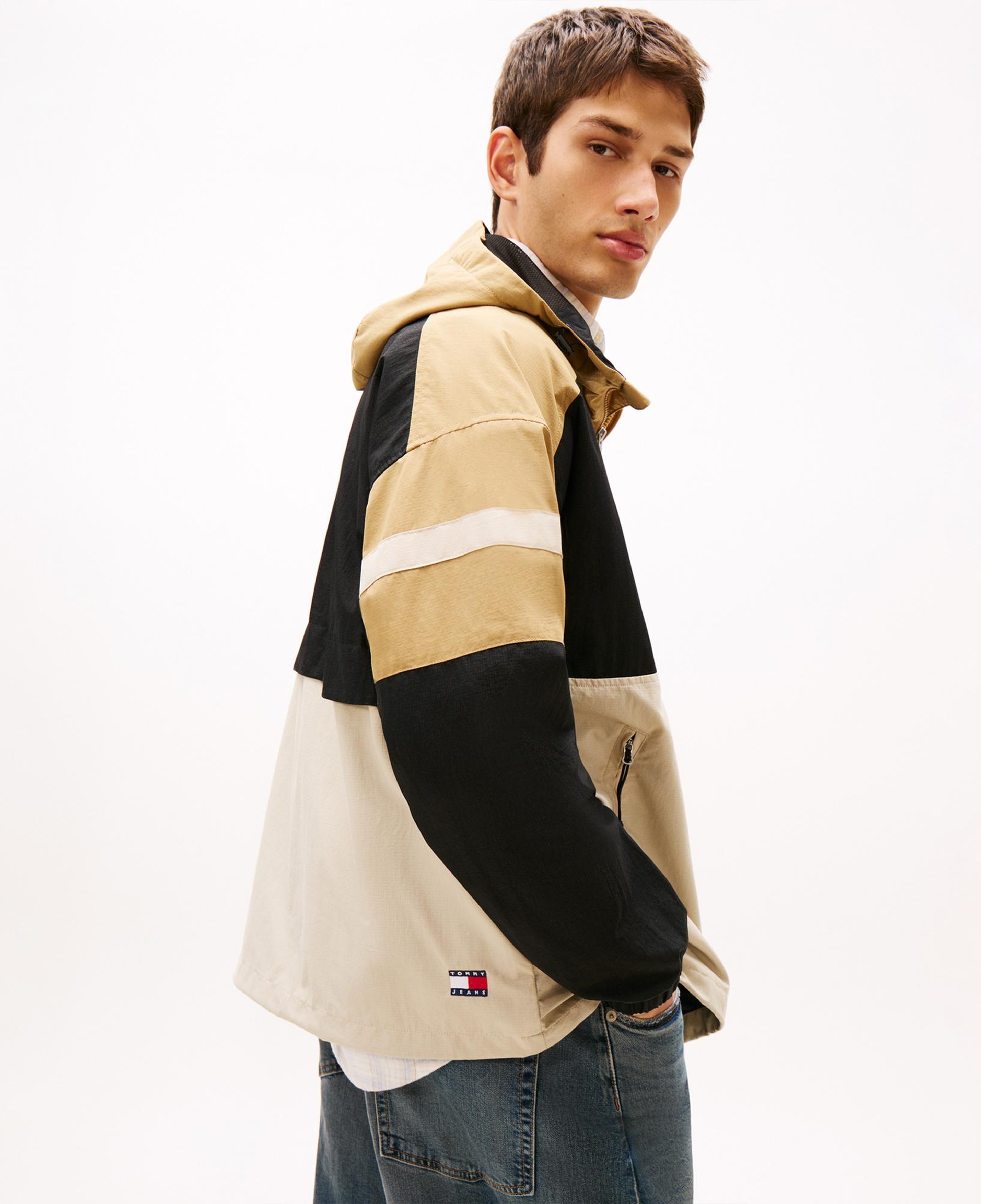 Tommy Hilfiger Light Weight Nylon Anorak Erkek Bej Ceket