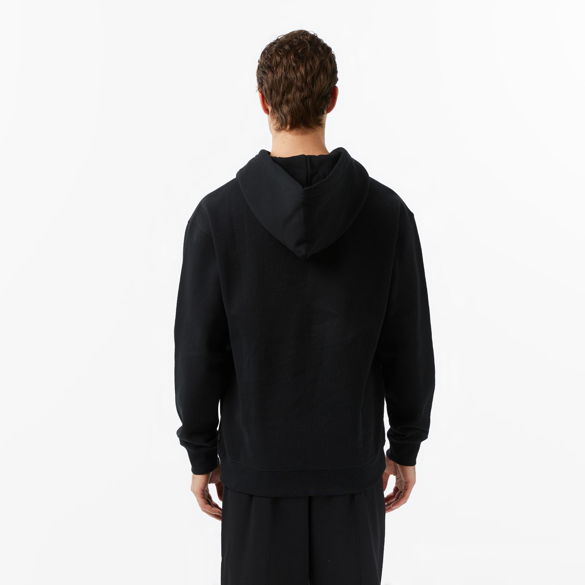 Huf Backstreet Angels Pullover Erkek Siyah Hoodie