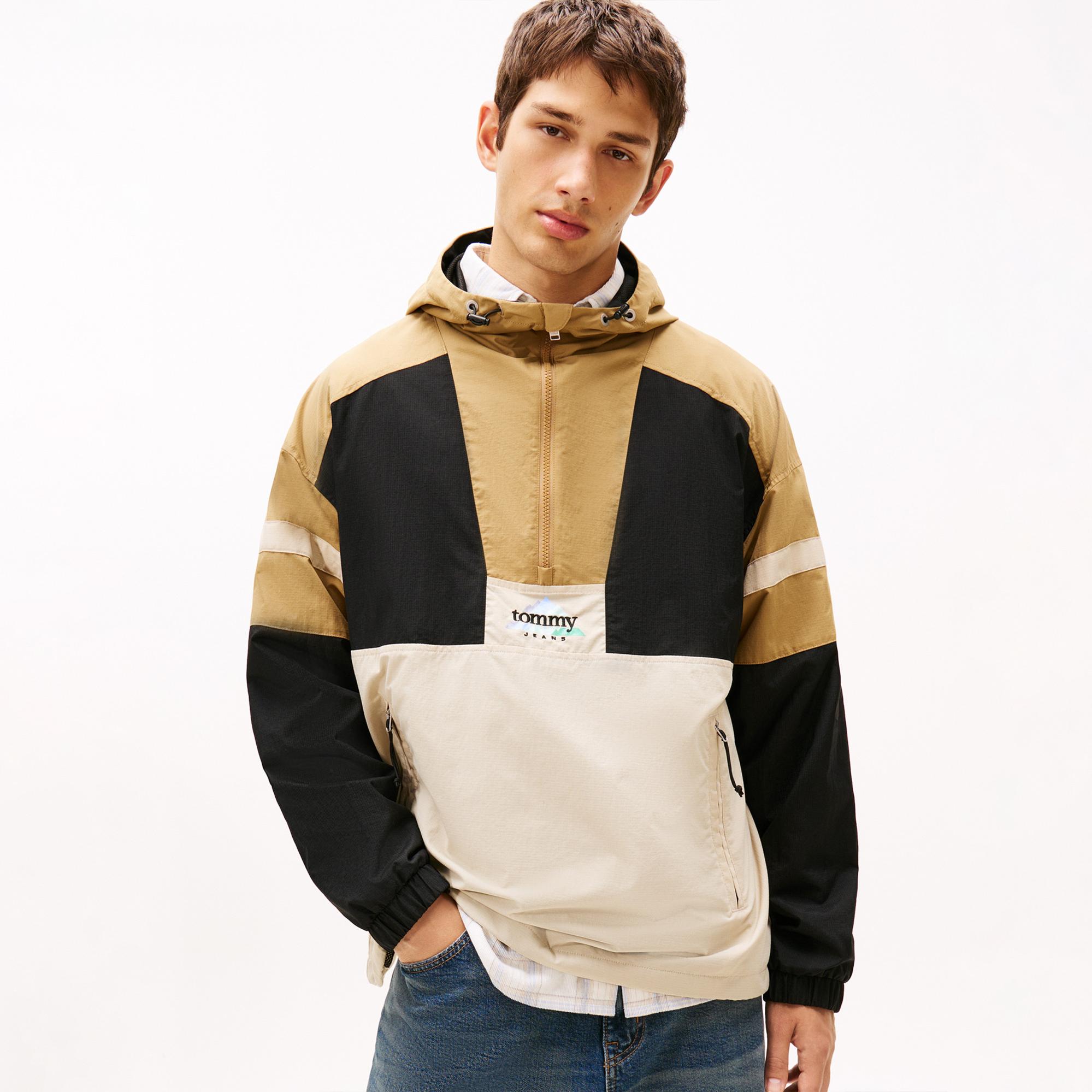 Tommy Hilfiger Light Weight Nylon Anorak Erkek Bej Ceket