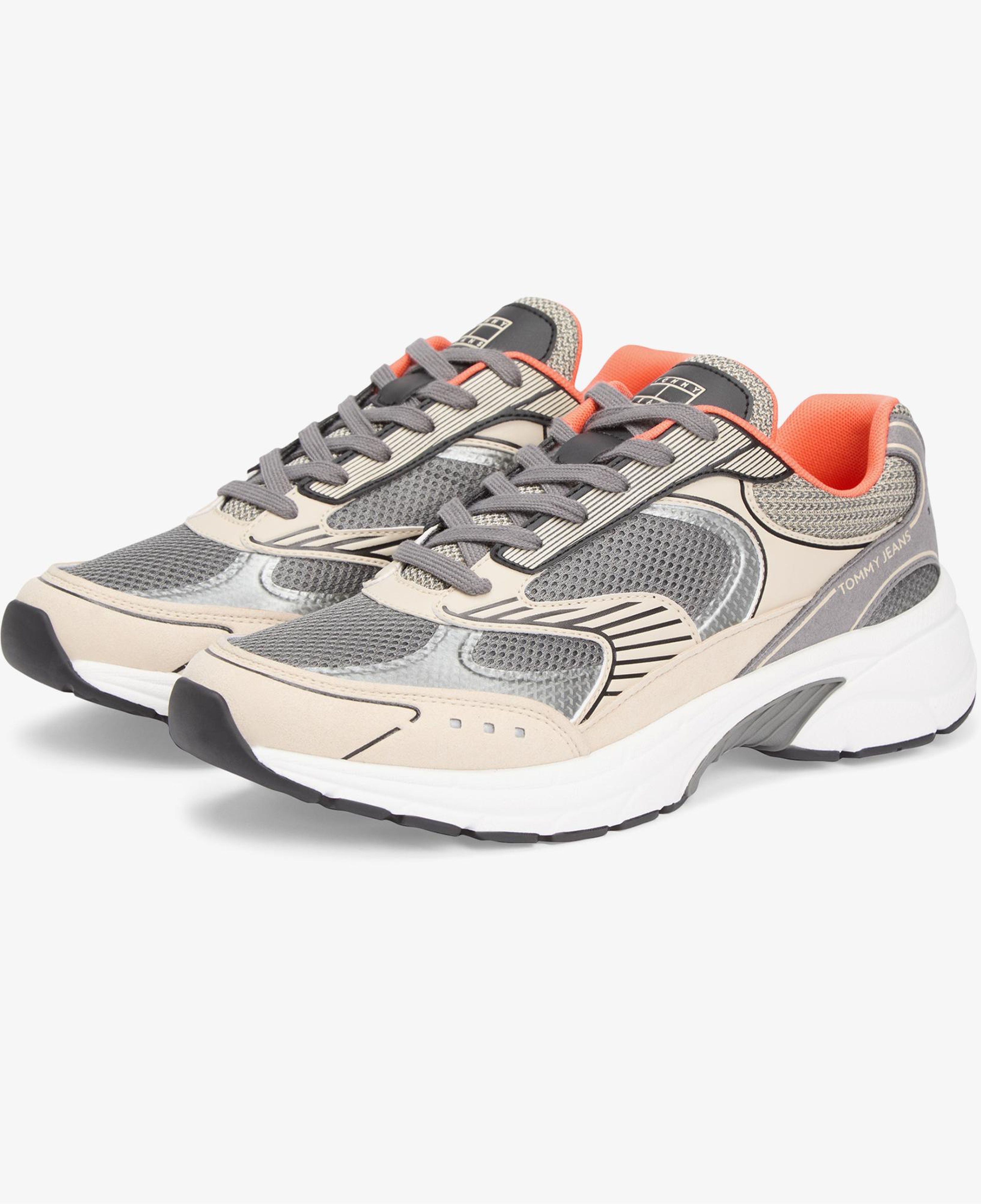 Tommy Hilfiger Archive '25 Erkek Bej Spor Ayakkabı