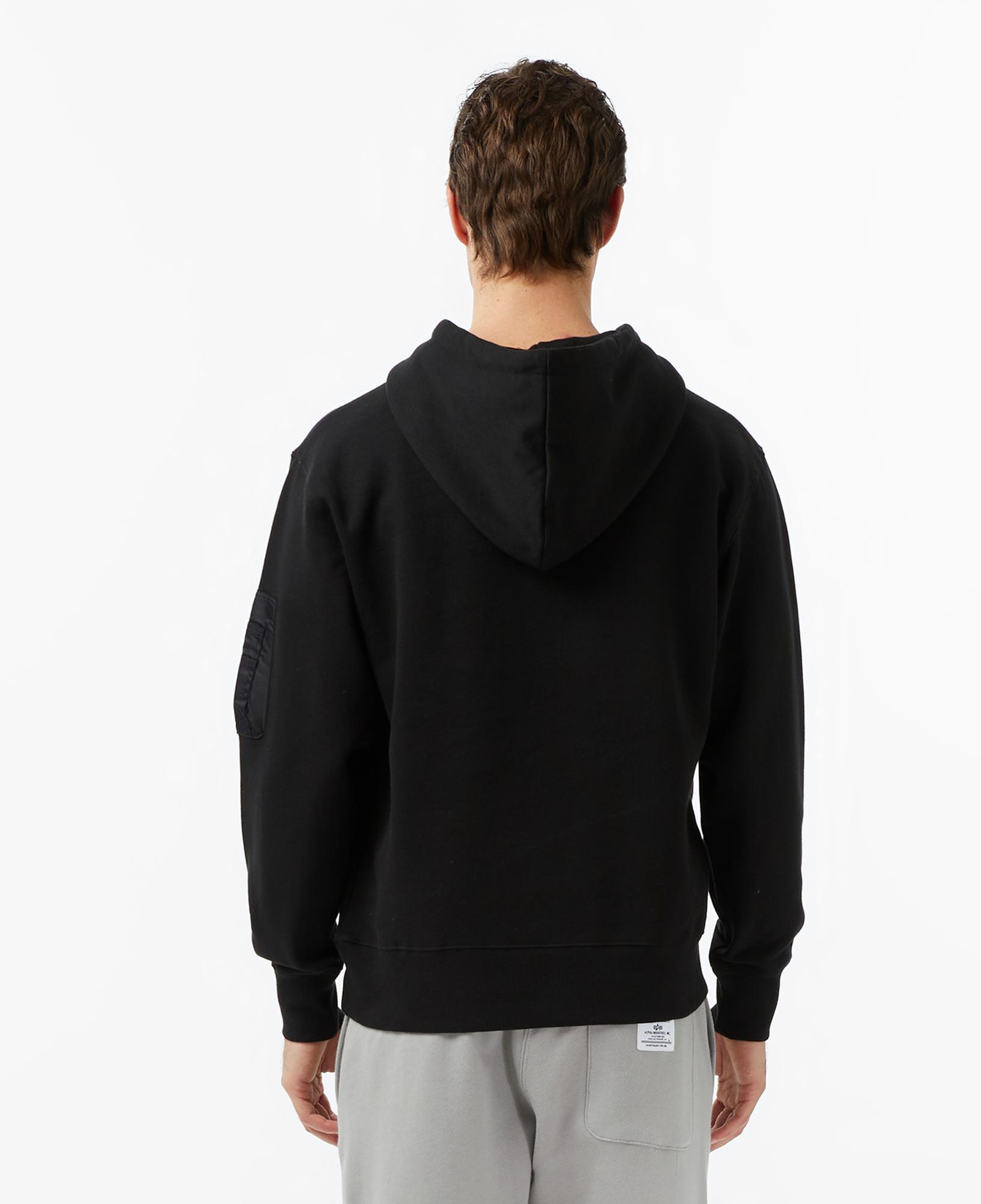 Alpha Industries Utility Pocket Erkek Siyah Hoodie