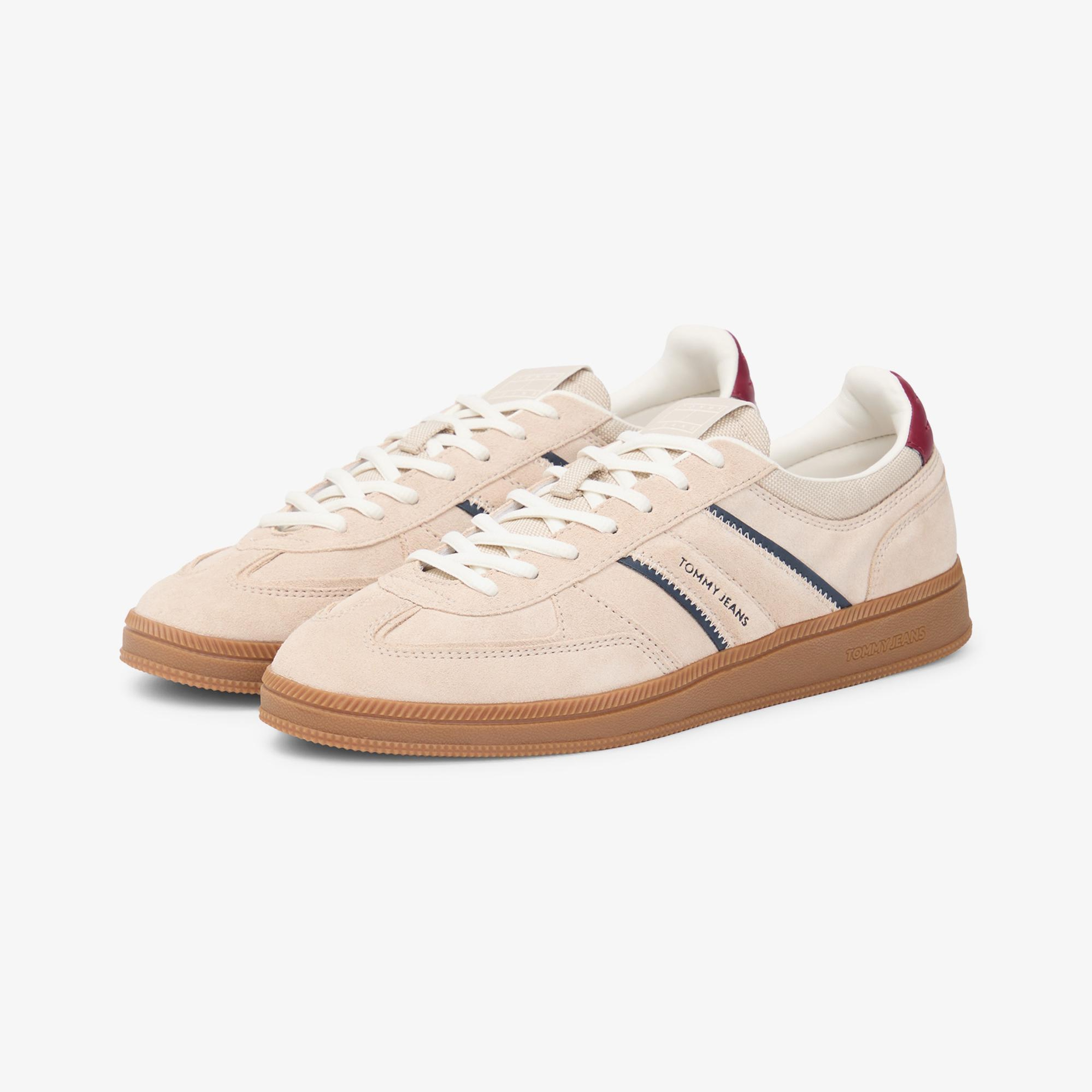 Tommy Hilfiger The Greenwich Edge Suede Erkek Bej Spor Ayakkabı