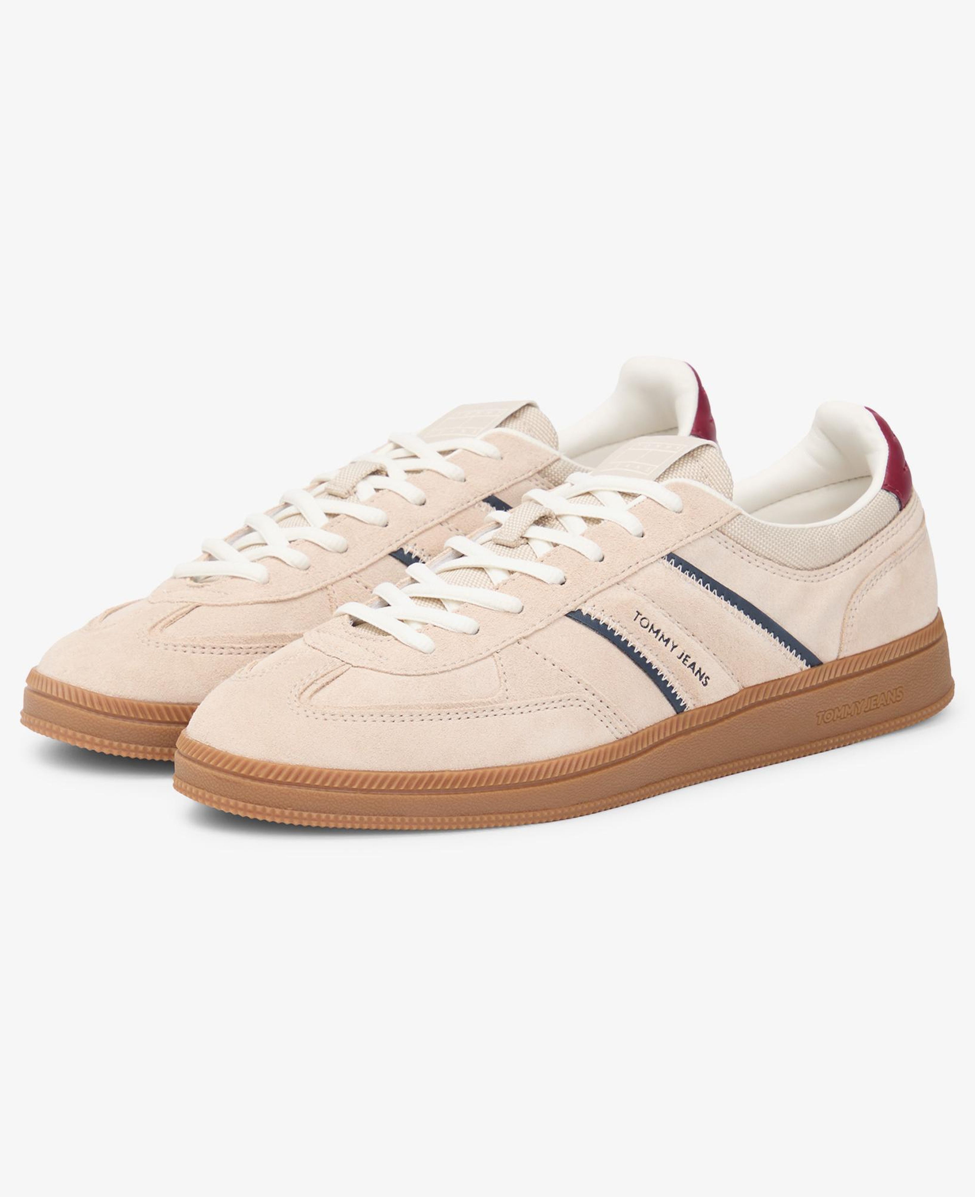 Tommy Hilfiger The Greenwich Edge Suede Erkek Bej Spor Ayakkabı