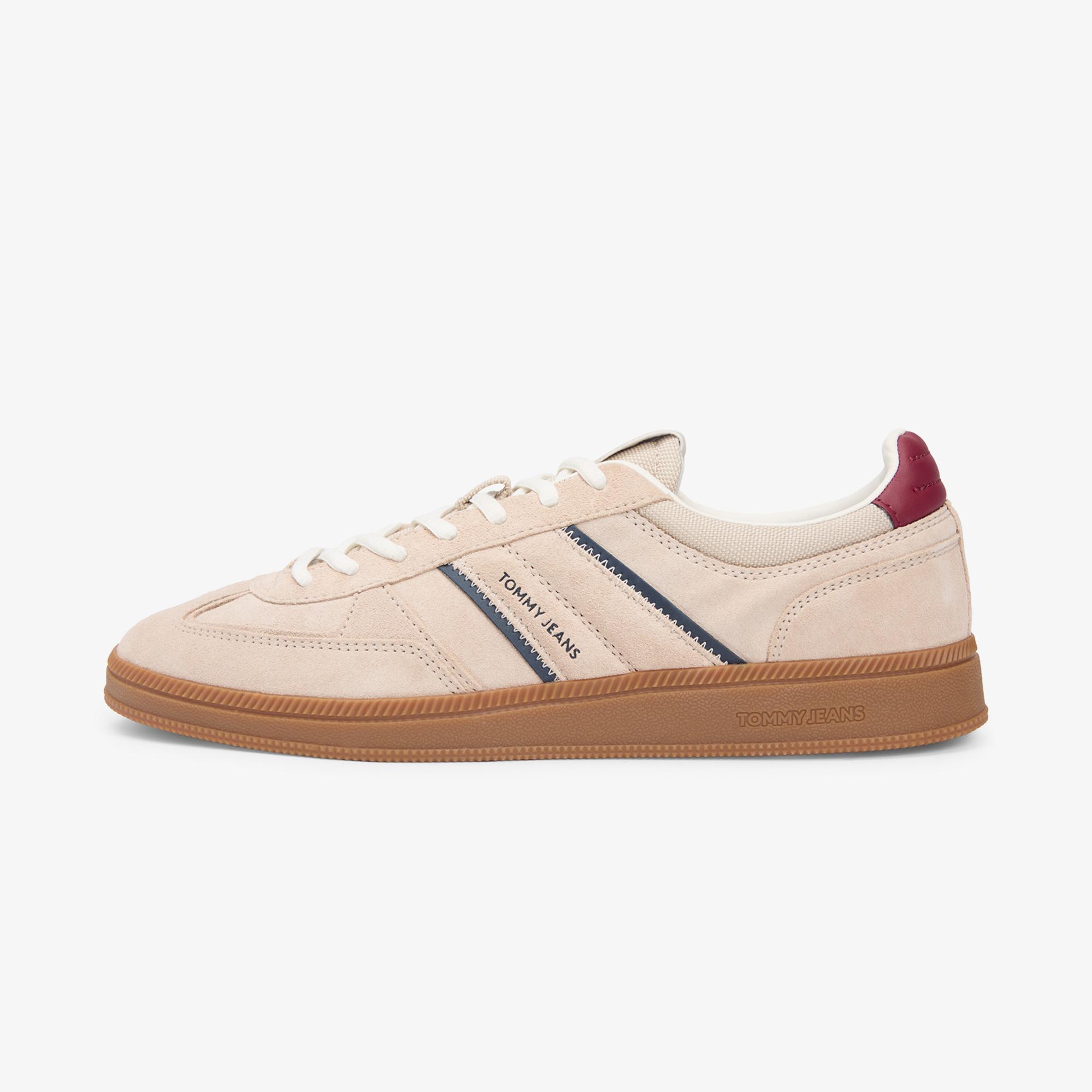 Tommy Hilfiger The Greenwich Edge Suede Erkek Bej Spor Ayakkabı