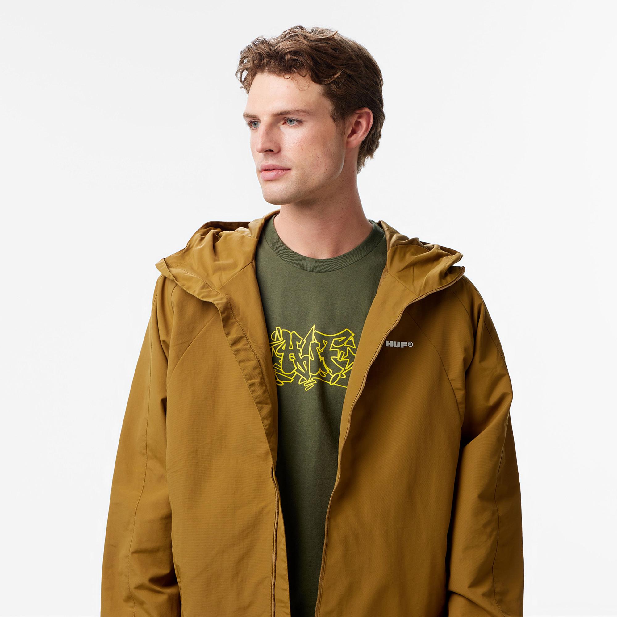 Huf All Caps Shell Erkek Kahverengi Ceket
