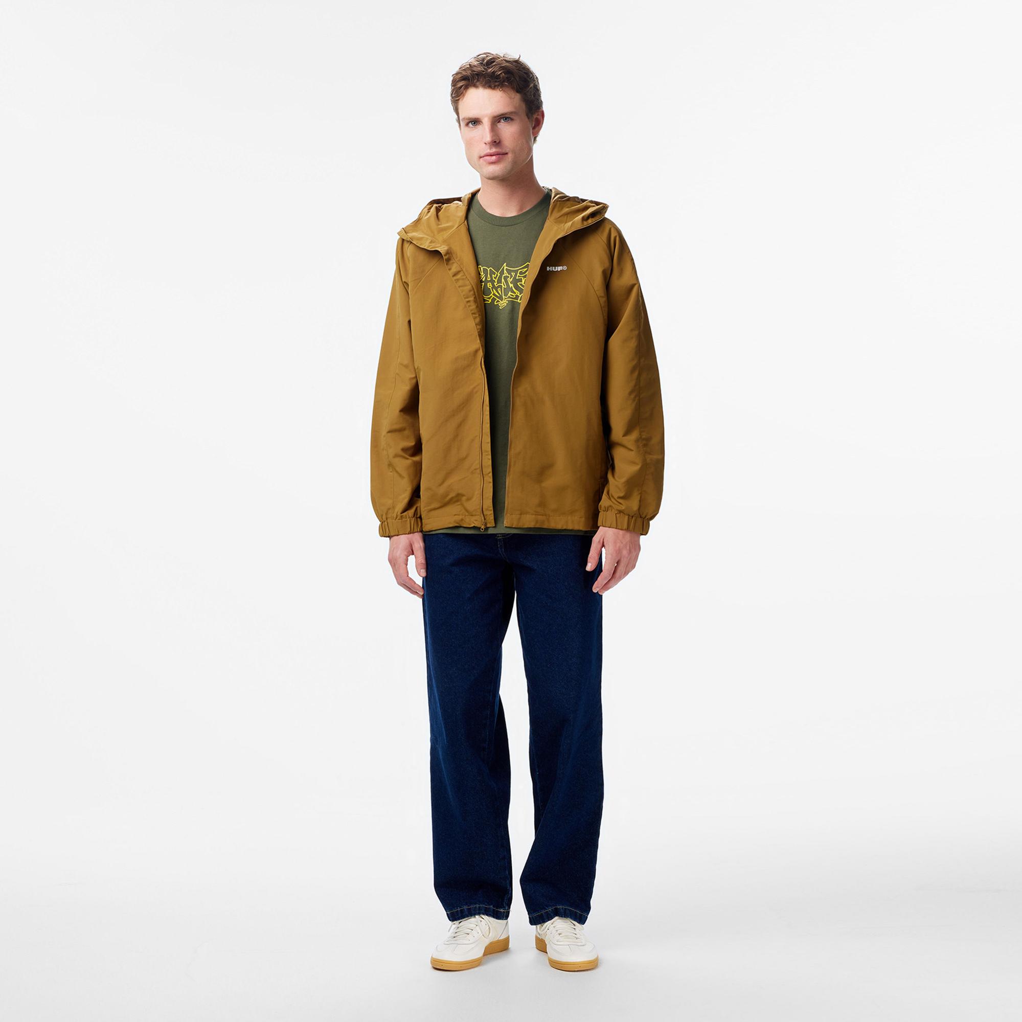 Huf All Caps Shell Erkek Kahverengi Ceket