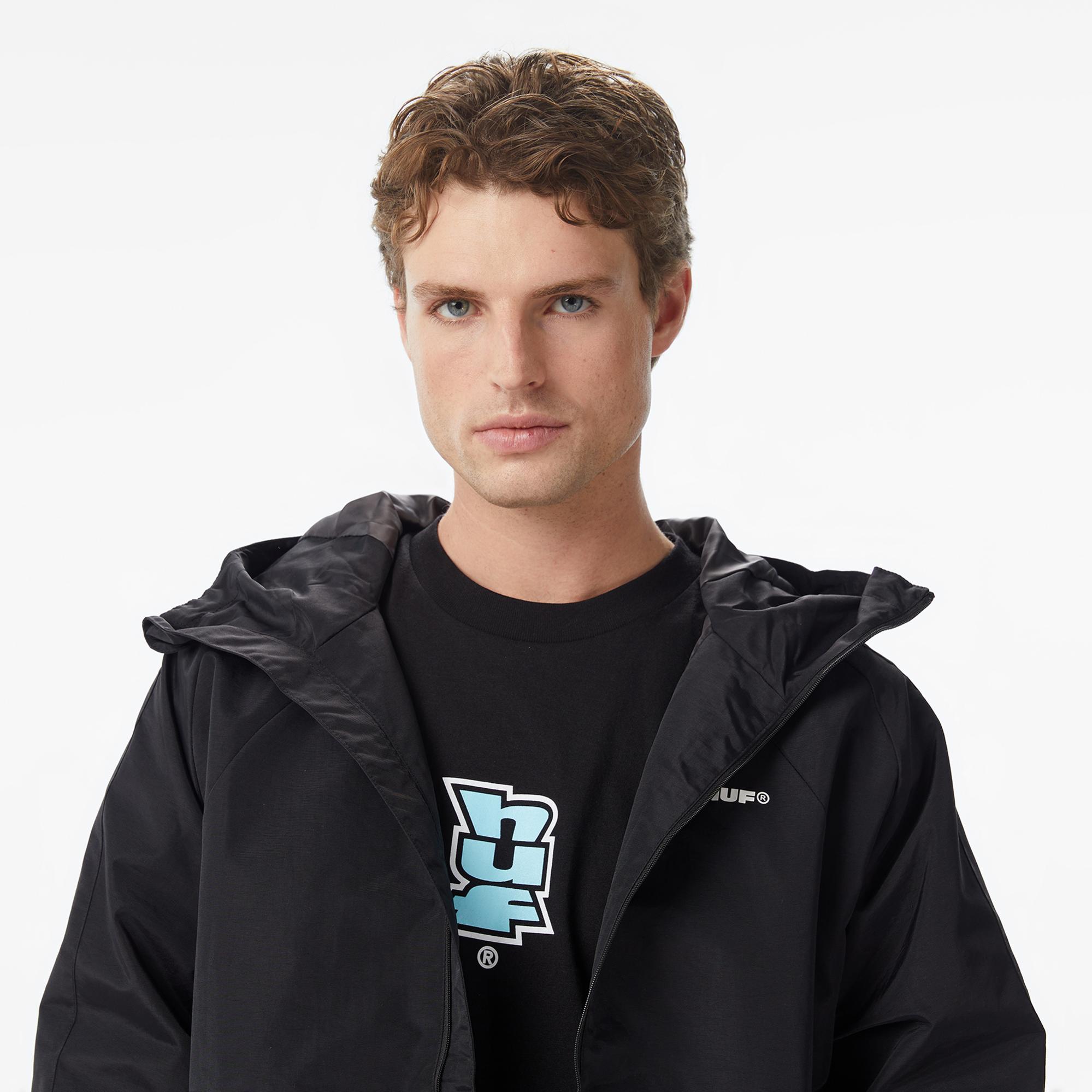 Huf All Caps Shell Erkek Siyah Ceket