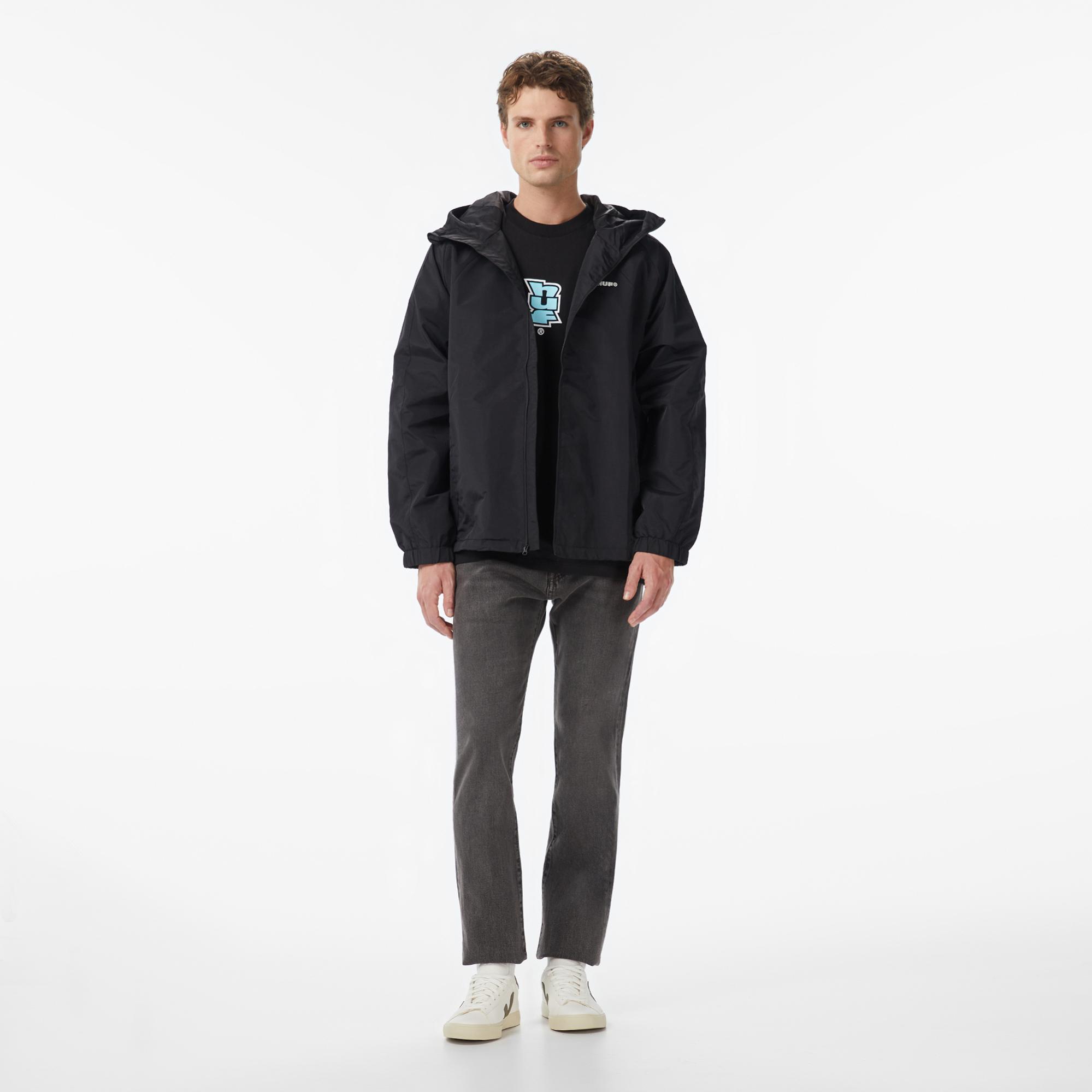 Huf All Caps Shell Erkek Siyah Ceket