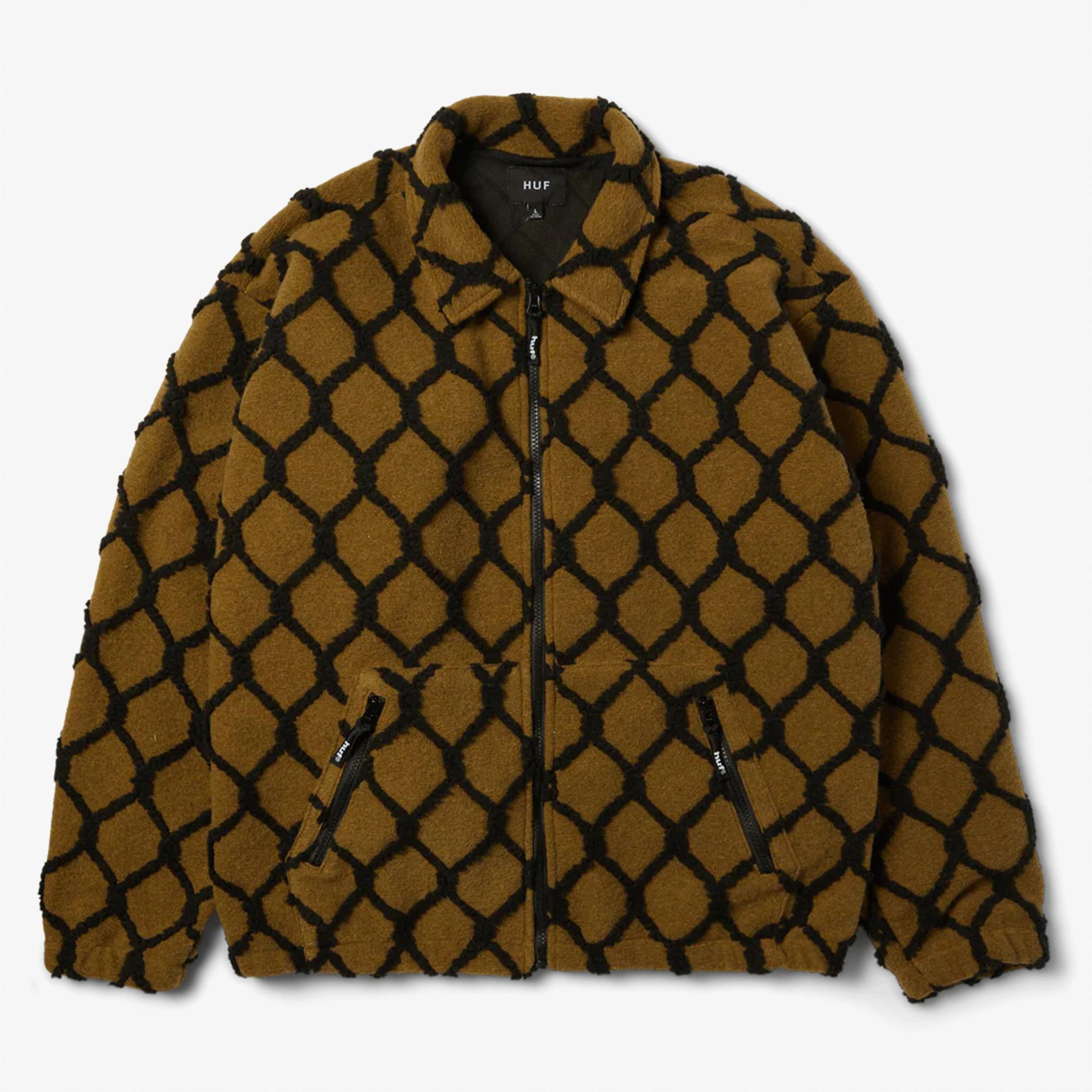 Huf Breakthrough High Pile Erkek Kahverengi Ceket