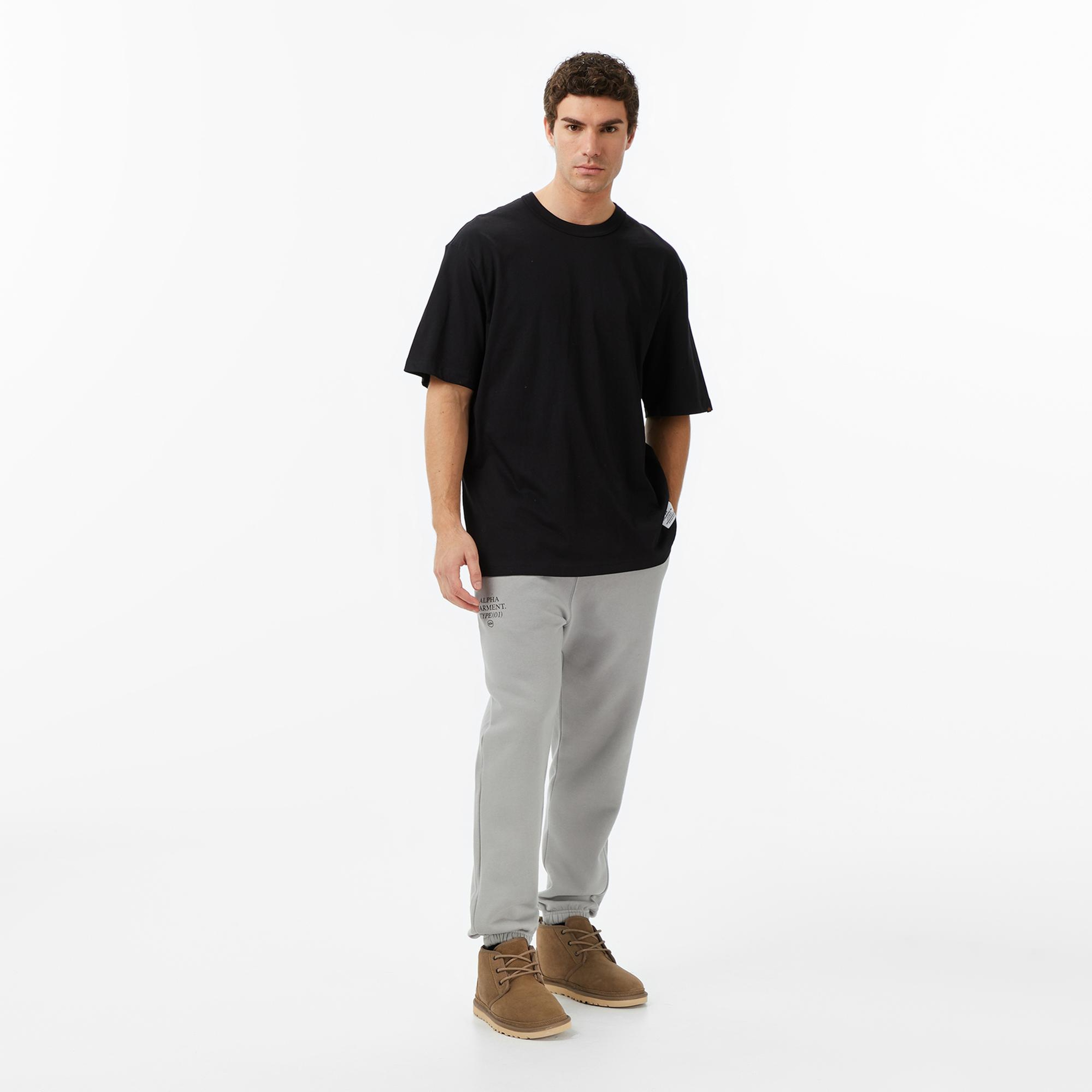 Alpha Industries Uniform Relaxed Fit Erkek Gri Eşofman Altı