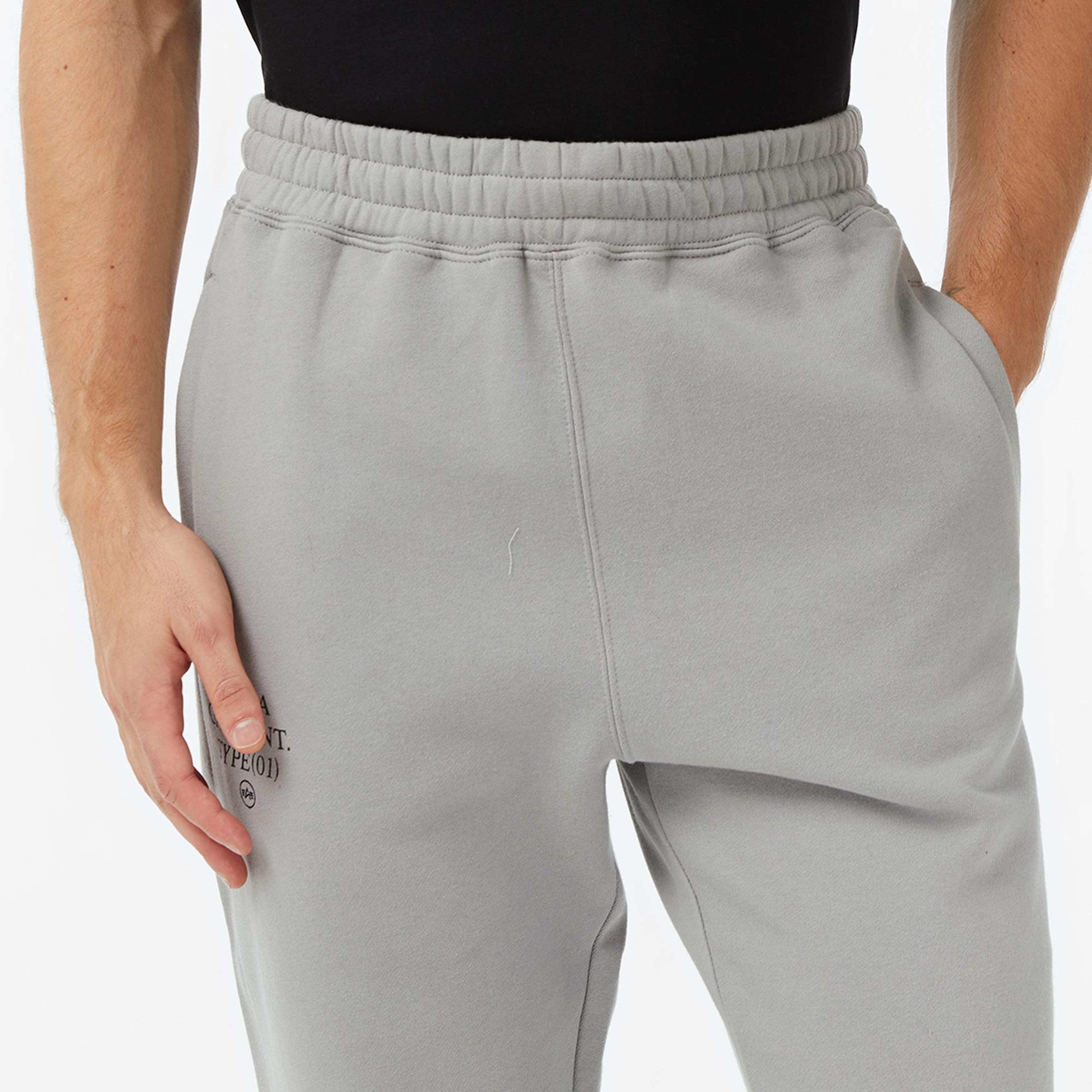 Alpha Industries Uniform Relaxed Fit Erkek Gri Eşofman Altı