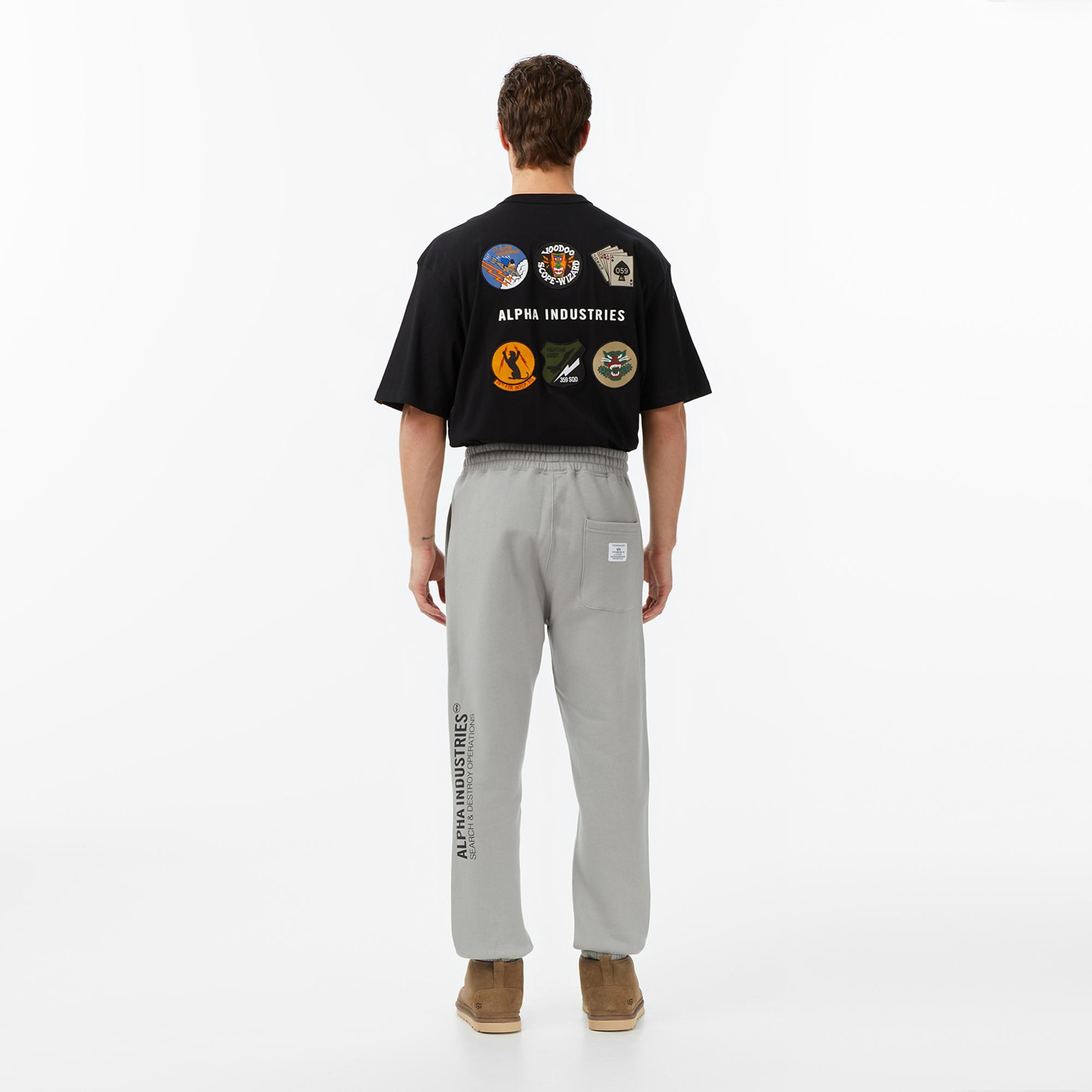 Alpha Industries Uniform Relaxed Fit Erkek Gri Eşofman Altı