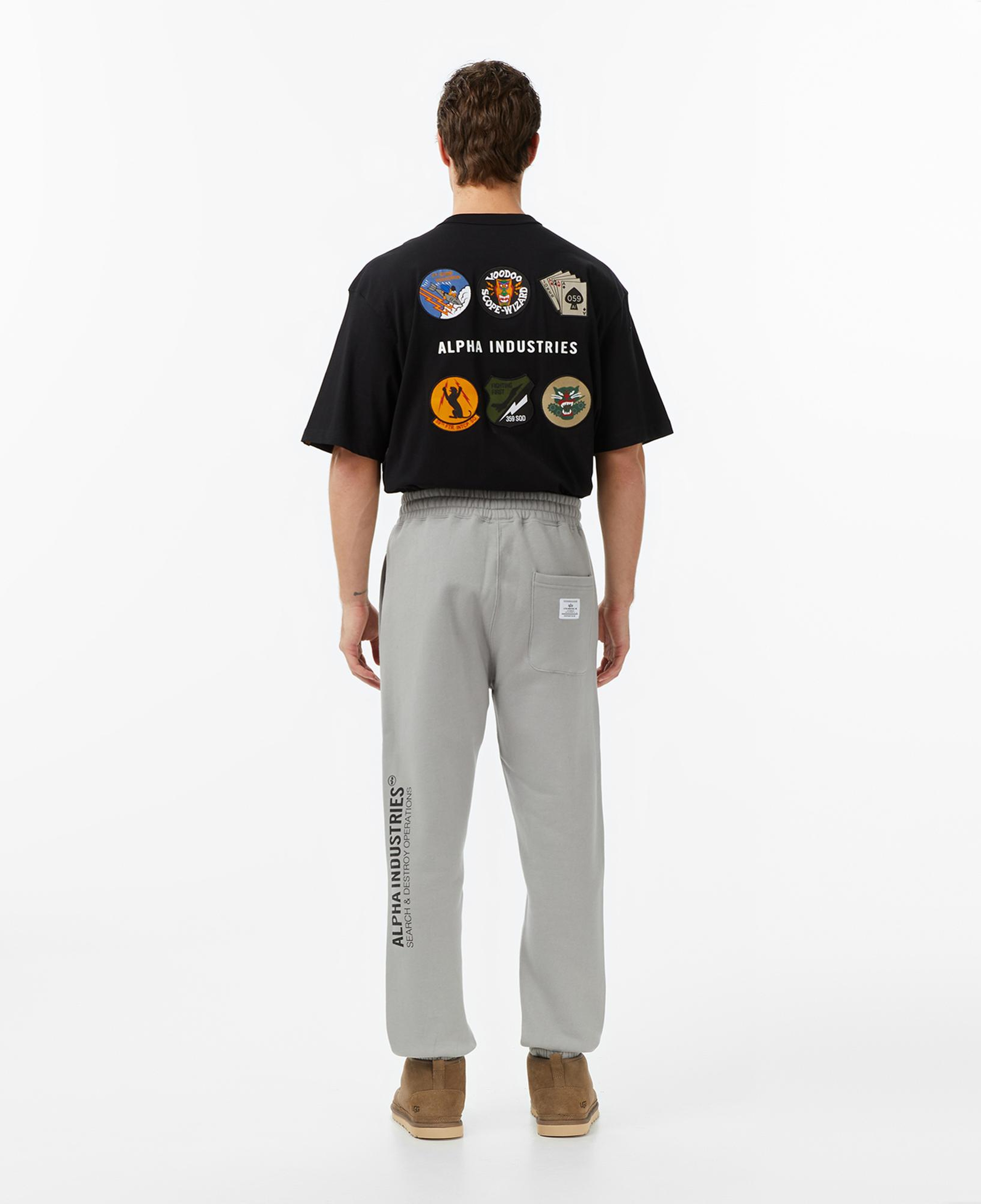 Alpha Industries Uniform Relaxed Fit Erkek Gri Eşofman Altı