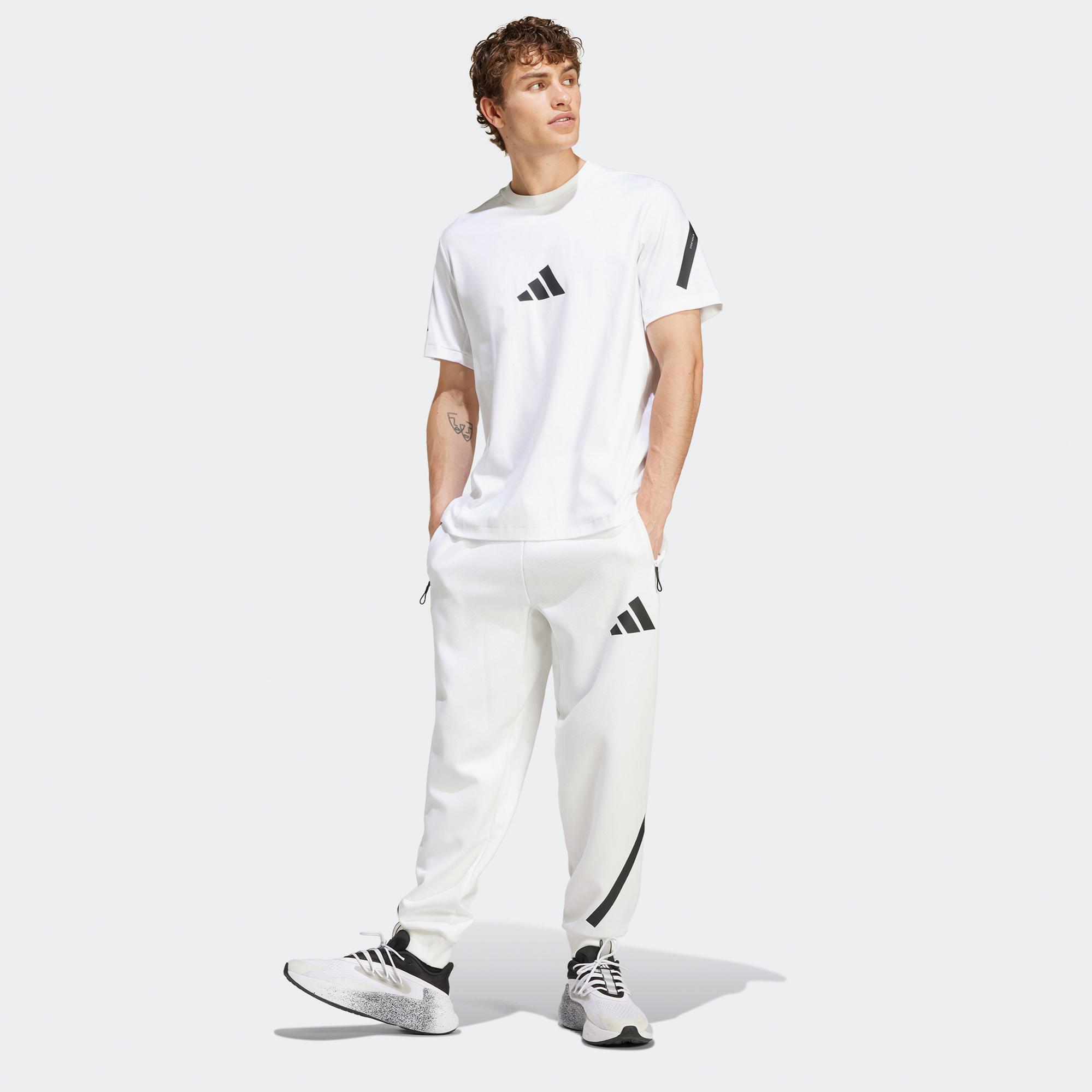 adidas Z.N.E. Erkek Beyaz T-Shirt