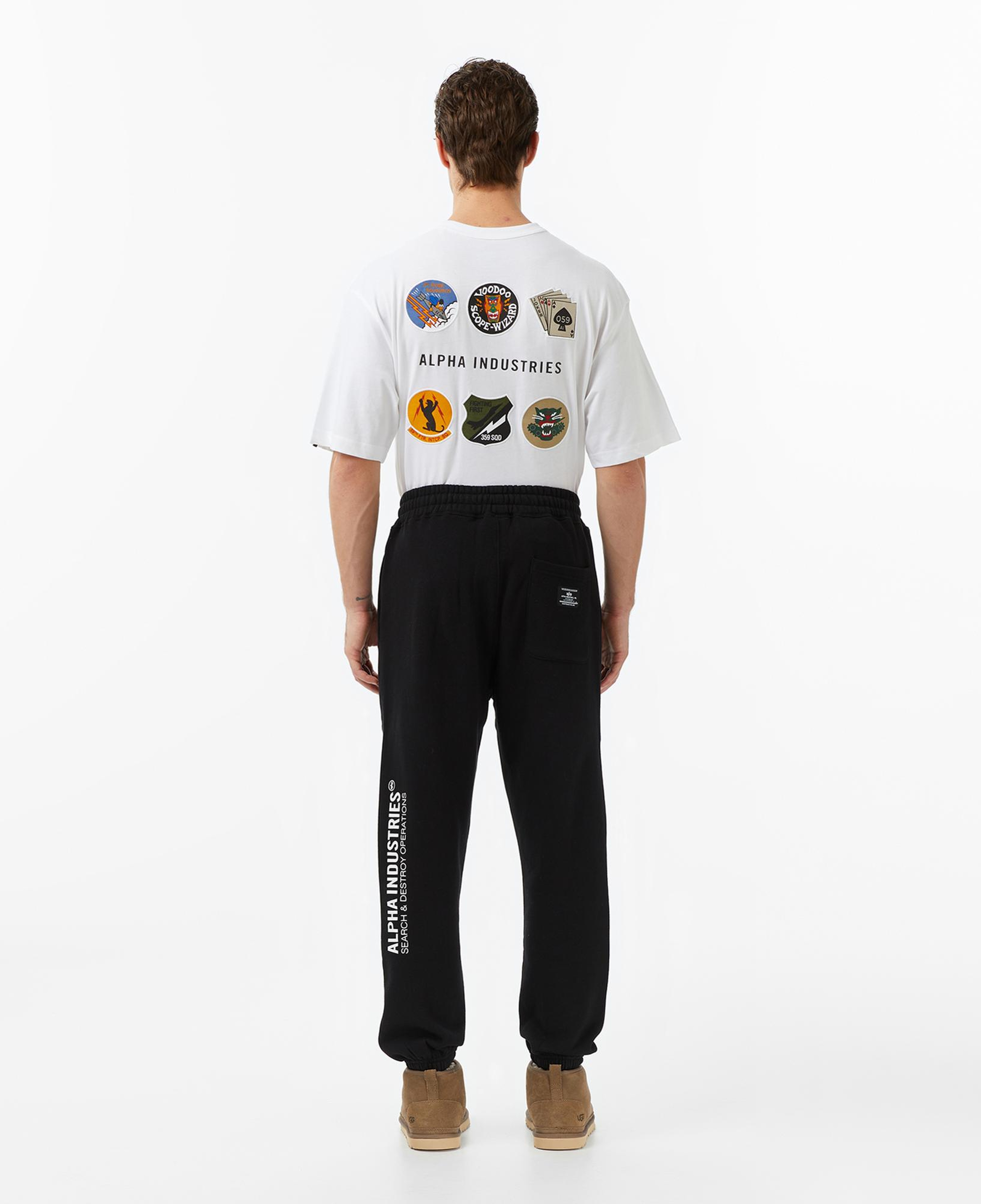 Alpha Industries Uniform Relaxed Fit Erkek Siyah Eşofman Altı