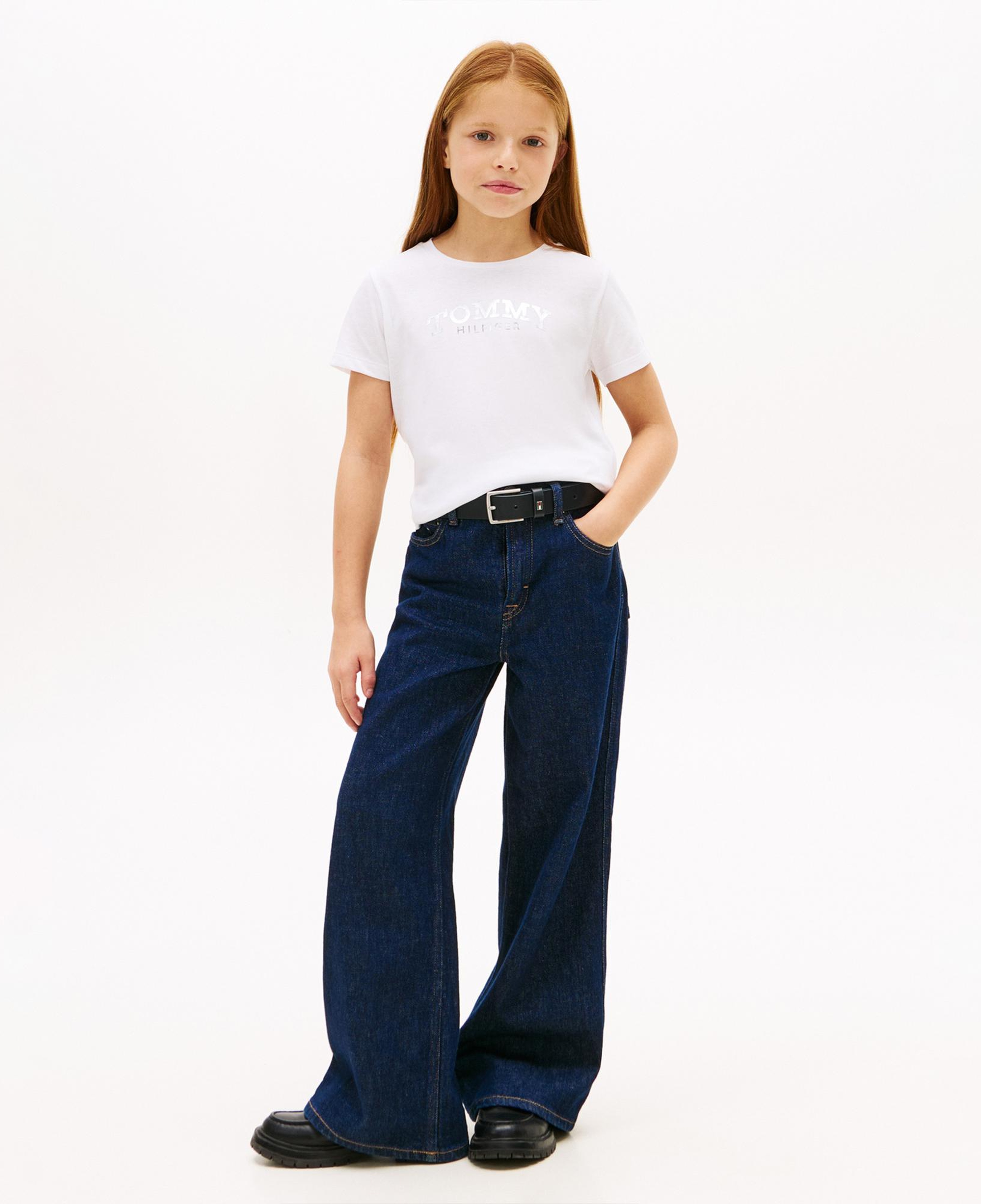 Tommy Hilfiger Tommy Foil Çocuk Beyaz T-Shirt