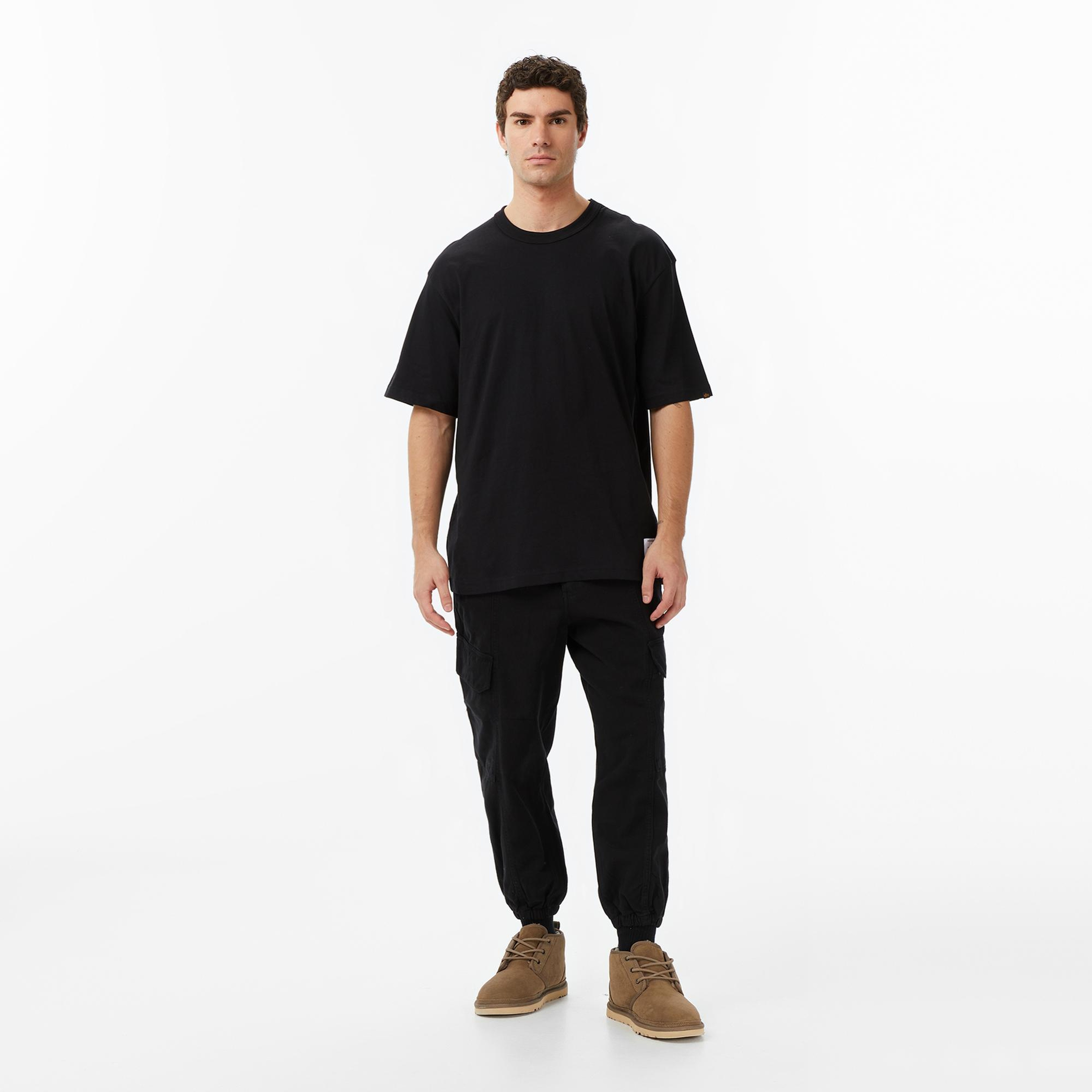 Alpha Industries Uniform Erkek Siyah Kargo Eşofman Altı