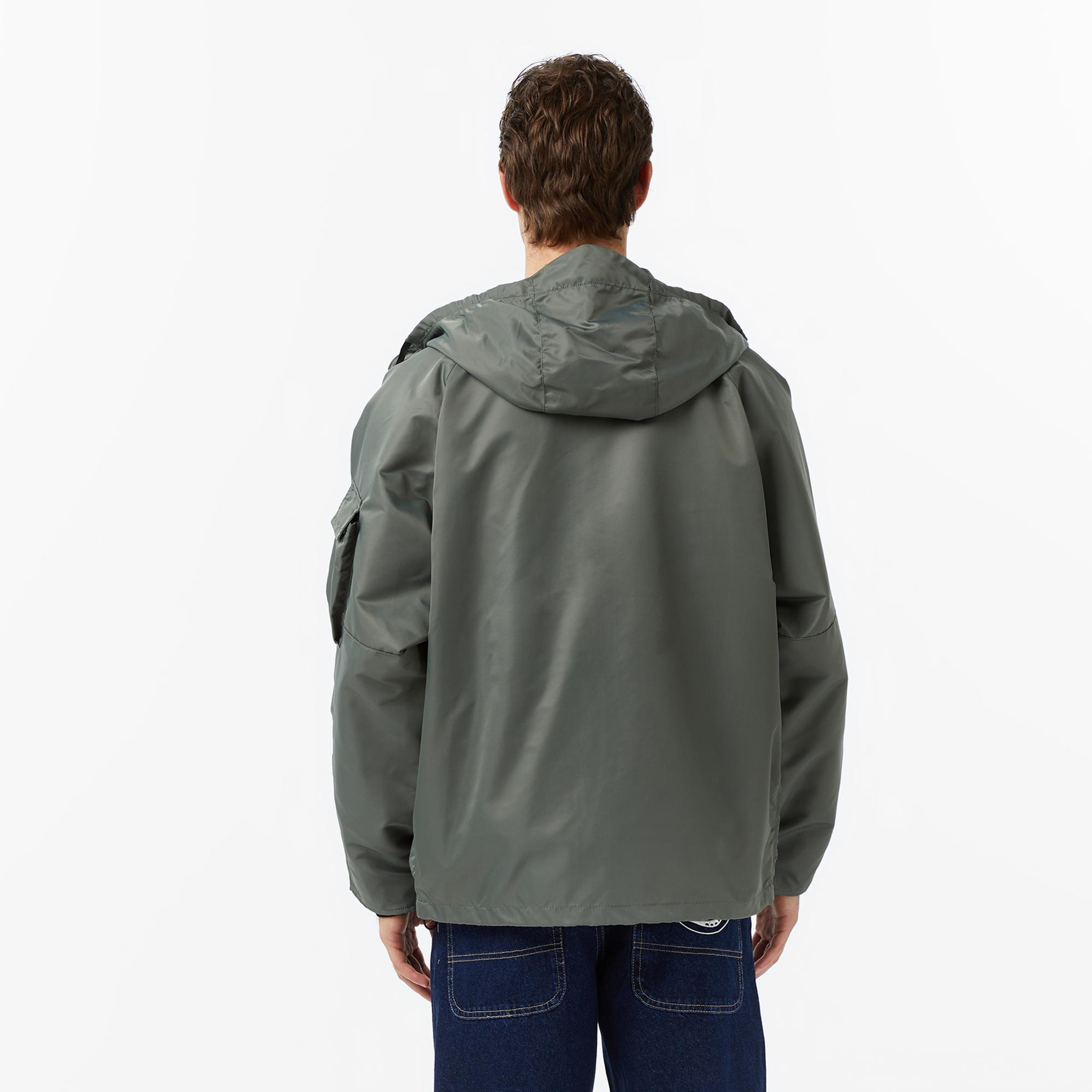 Alpha Industries N-3B Logo Oxford Erkek Yeşil Mont