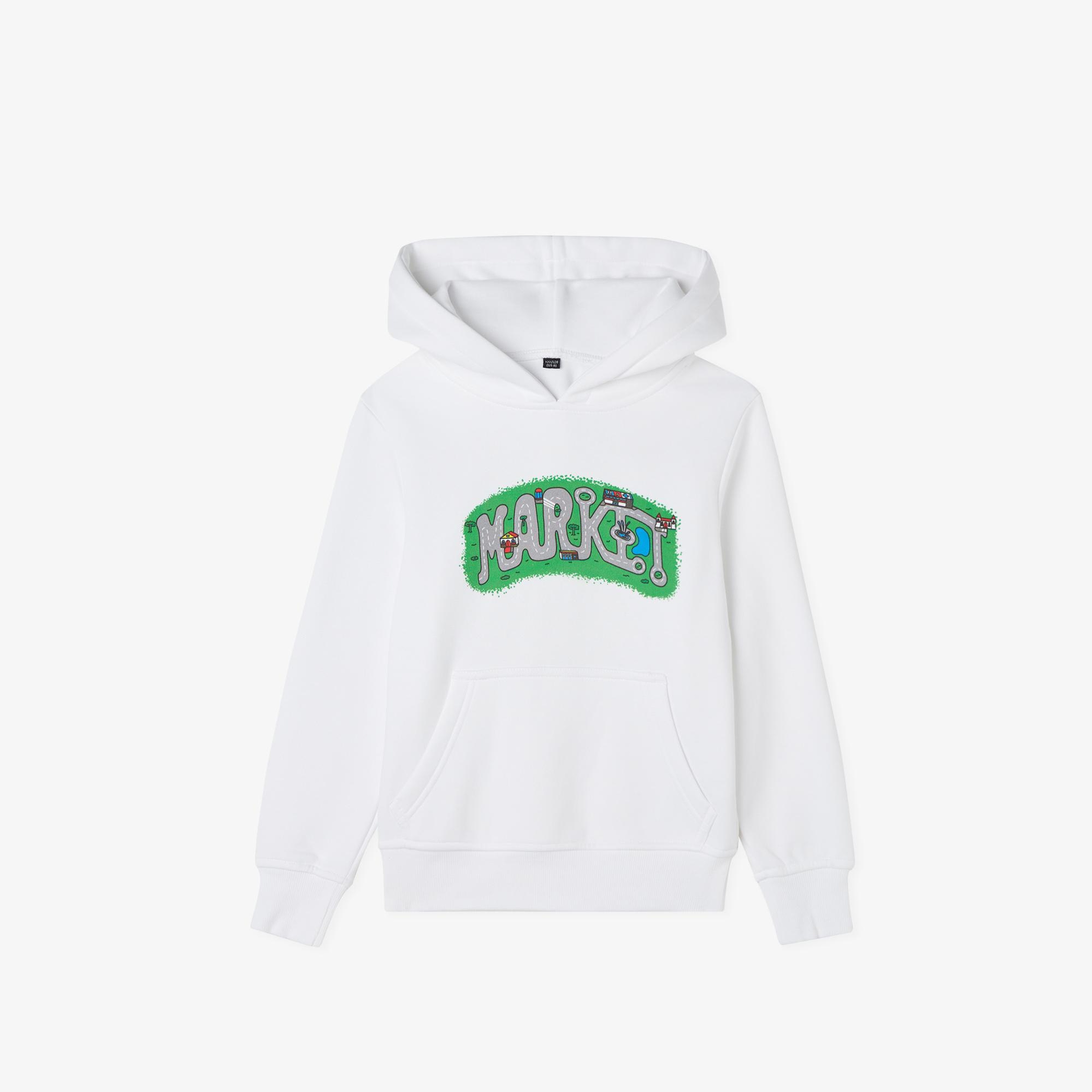 Market City Streets Çocuk Beyaz Sweatshirt
