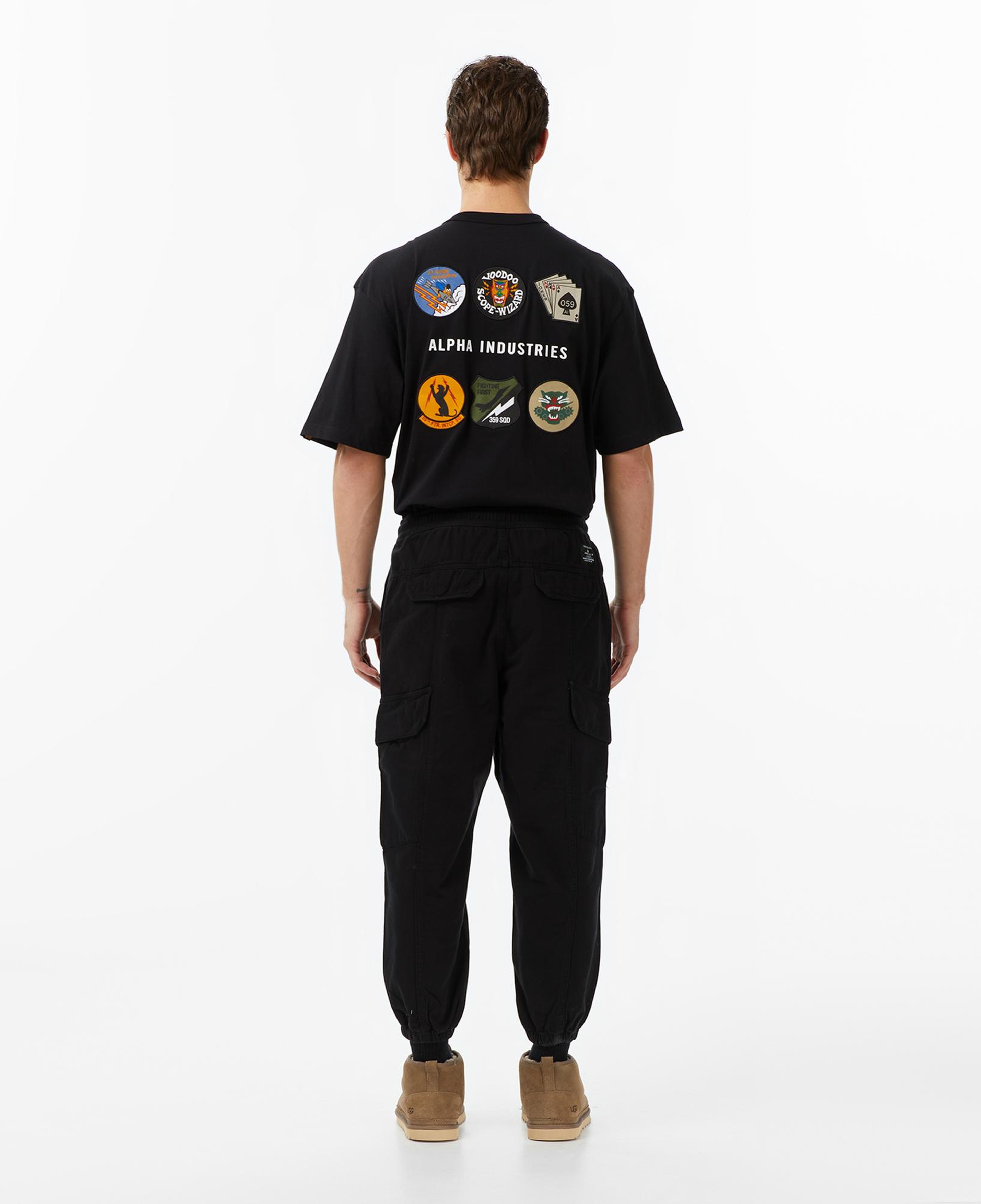 Alpha Industries Uniform Erkek Siyah Kargo Eşofman Altı