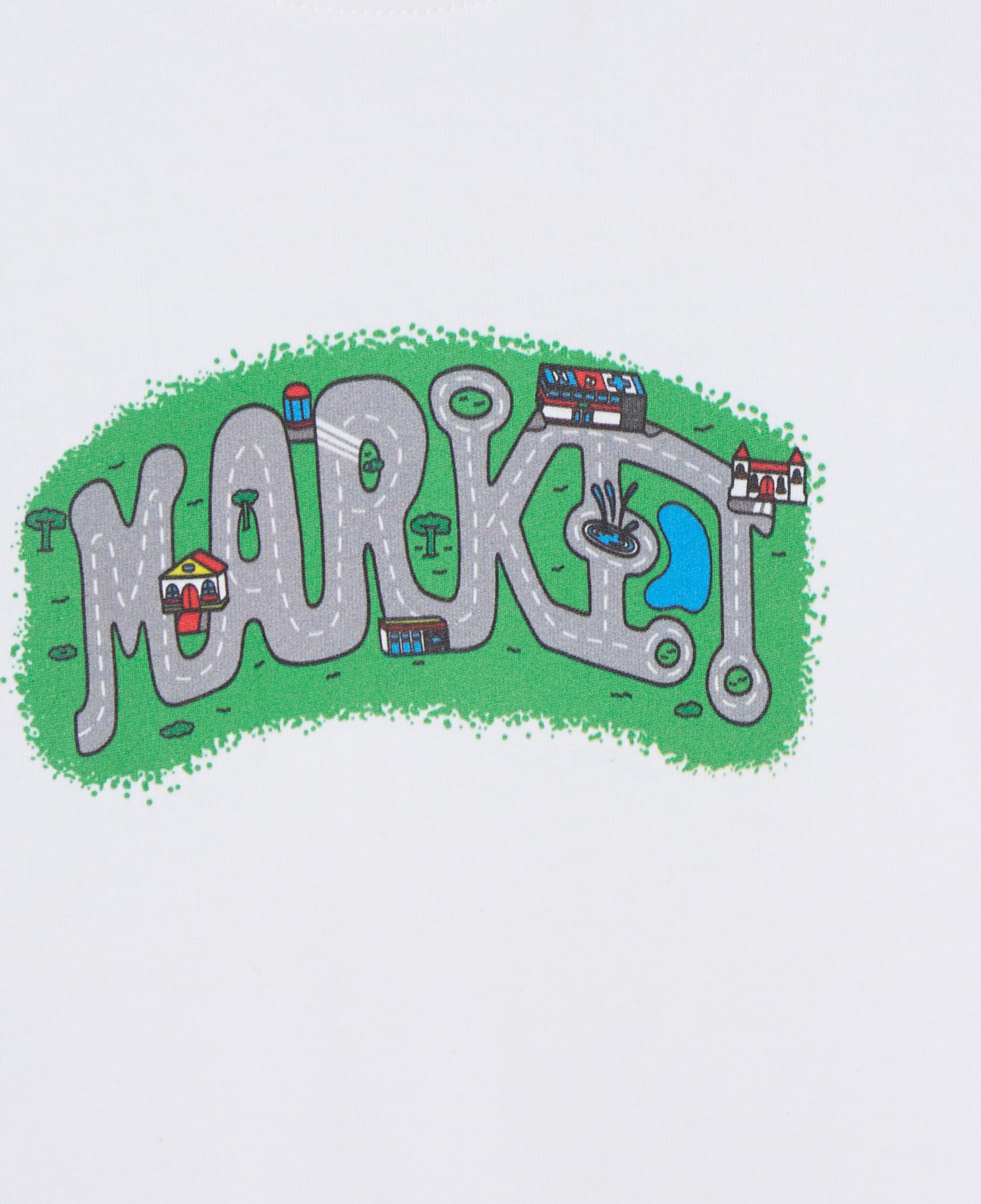 Market City Streets Beyaz T-Shirt