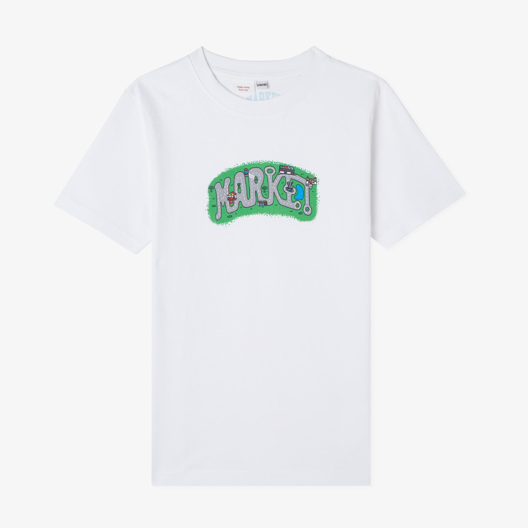 Market City Streets Beyaz T-Shirt