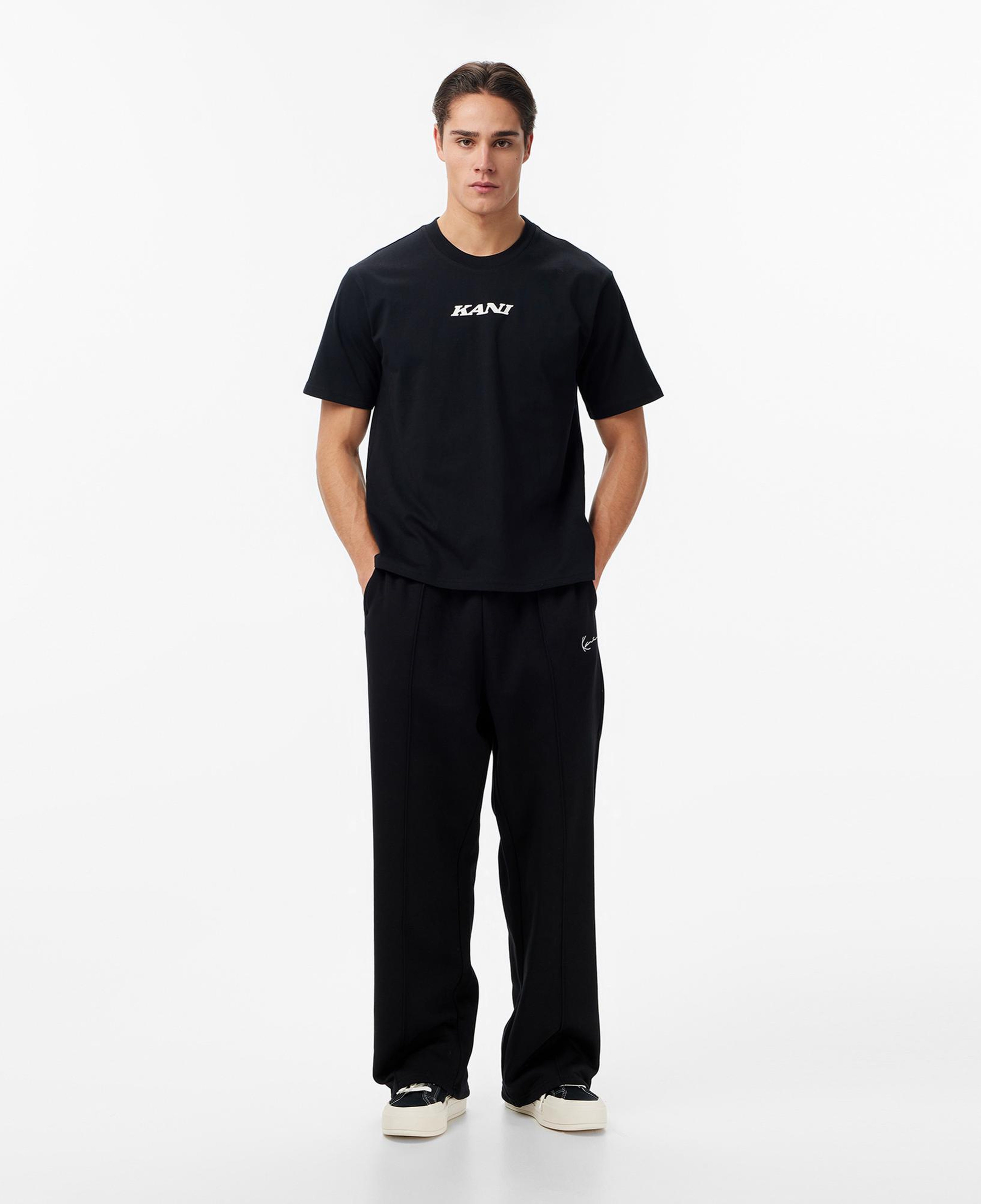 Karl Kani Retro Patch Print Erkek Siyah T-Shirt