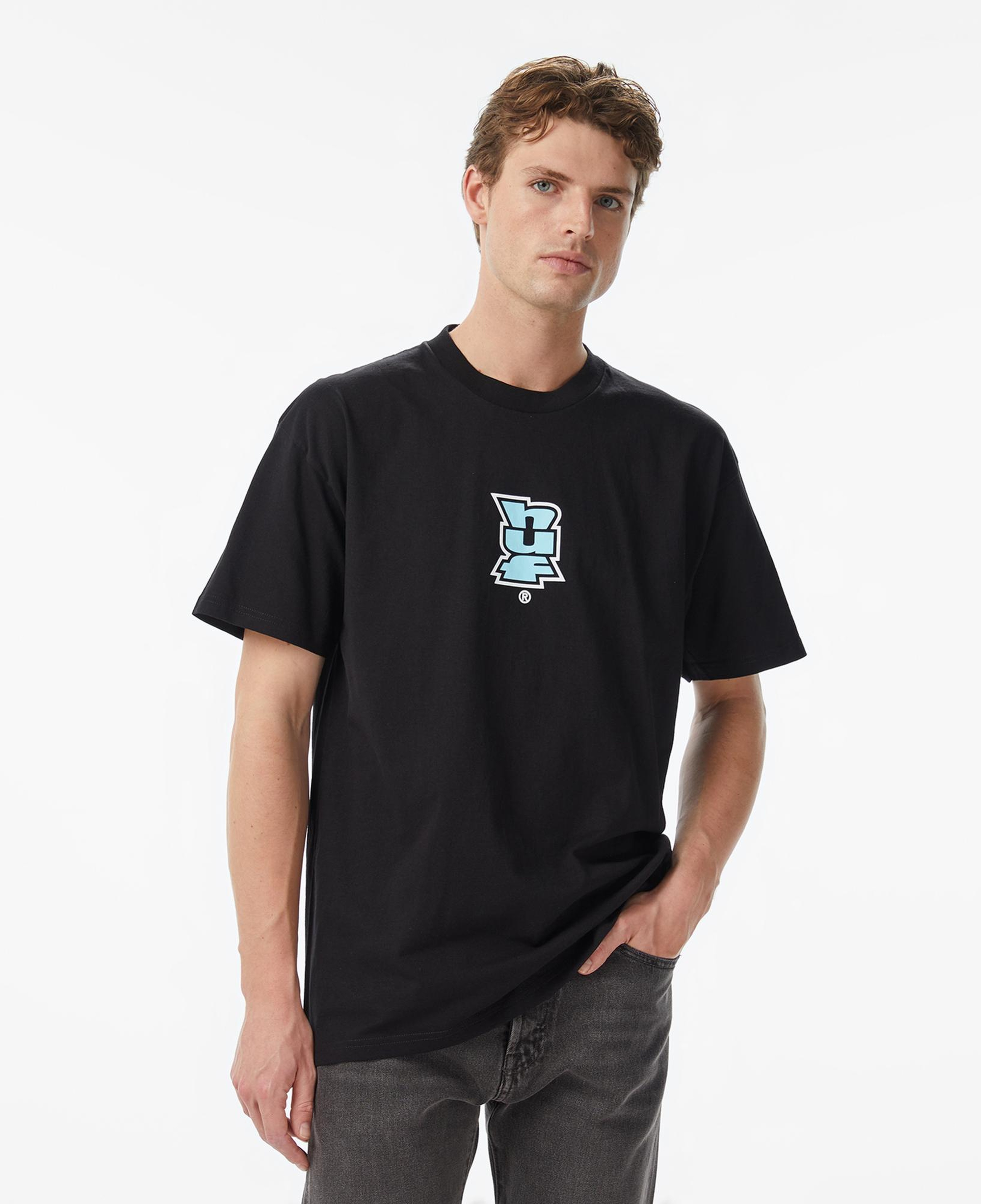 Huf Megablast Multi Erkek Siyah T-Shirt