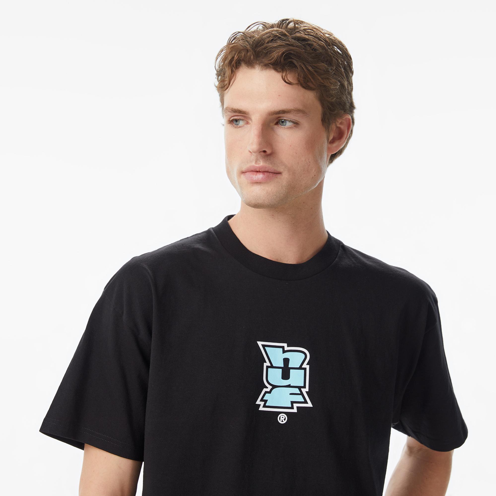 Huf Megablast Multi Erkek Siyah T-Shirt