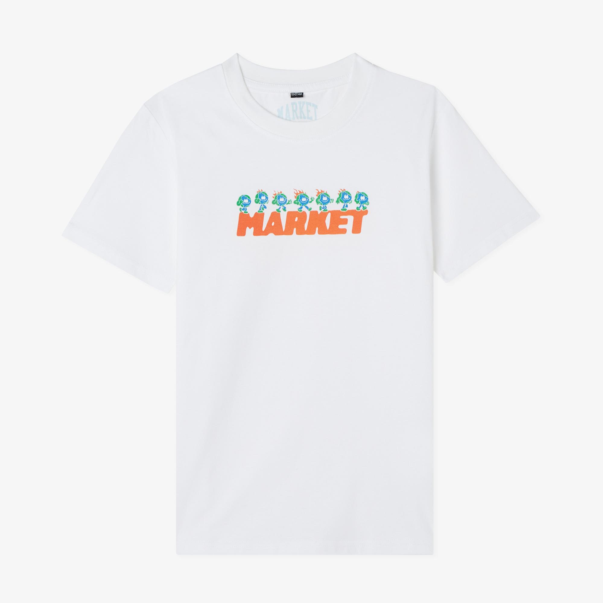 Market Fire Frolic Beyaz T-Shirt