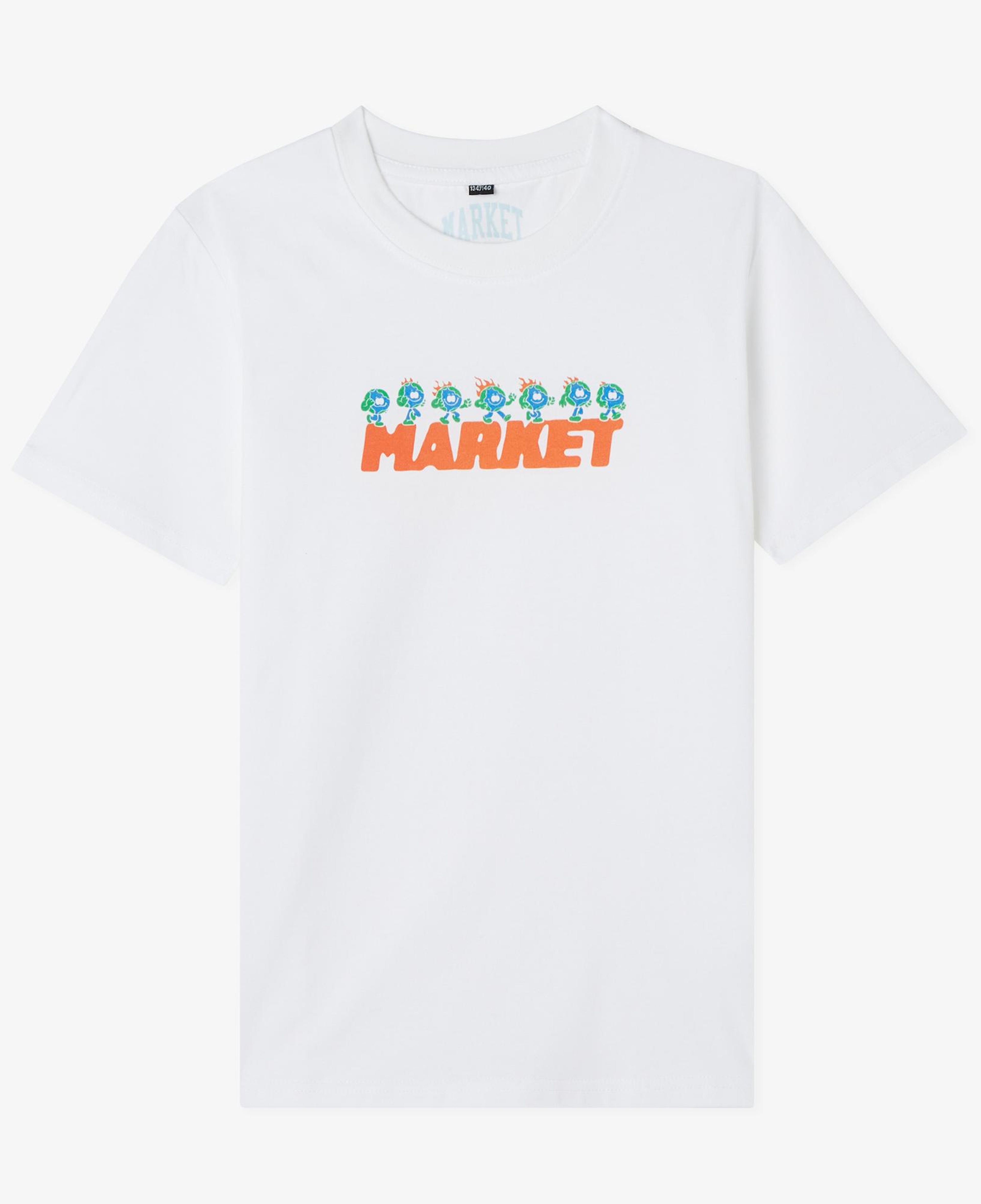 Market Fire Frolic Beyaz T-Shirt