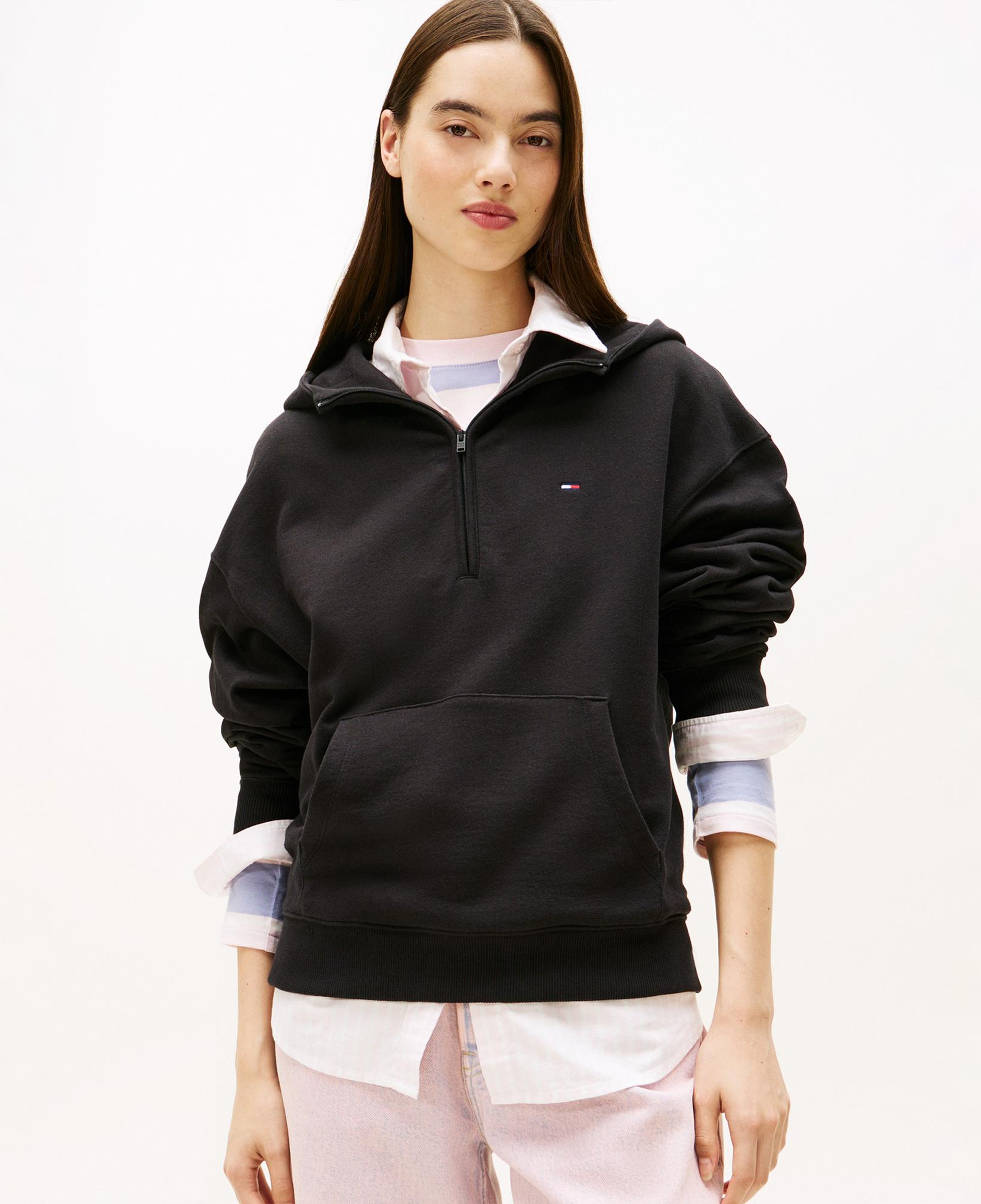 Tommy Hilfiger Kadın Siyah Sweatshirt