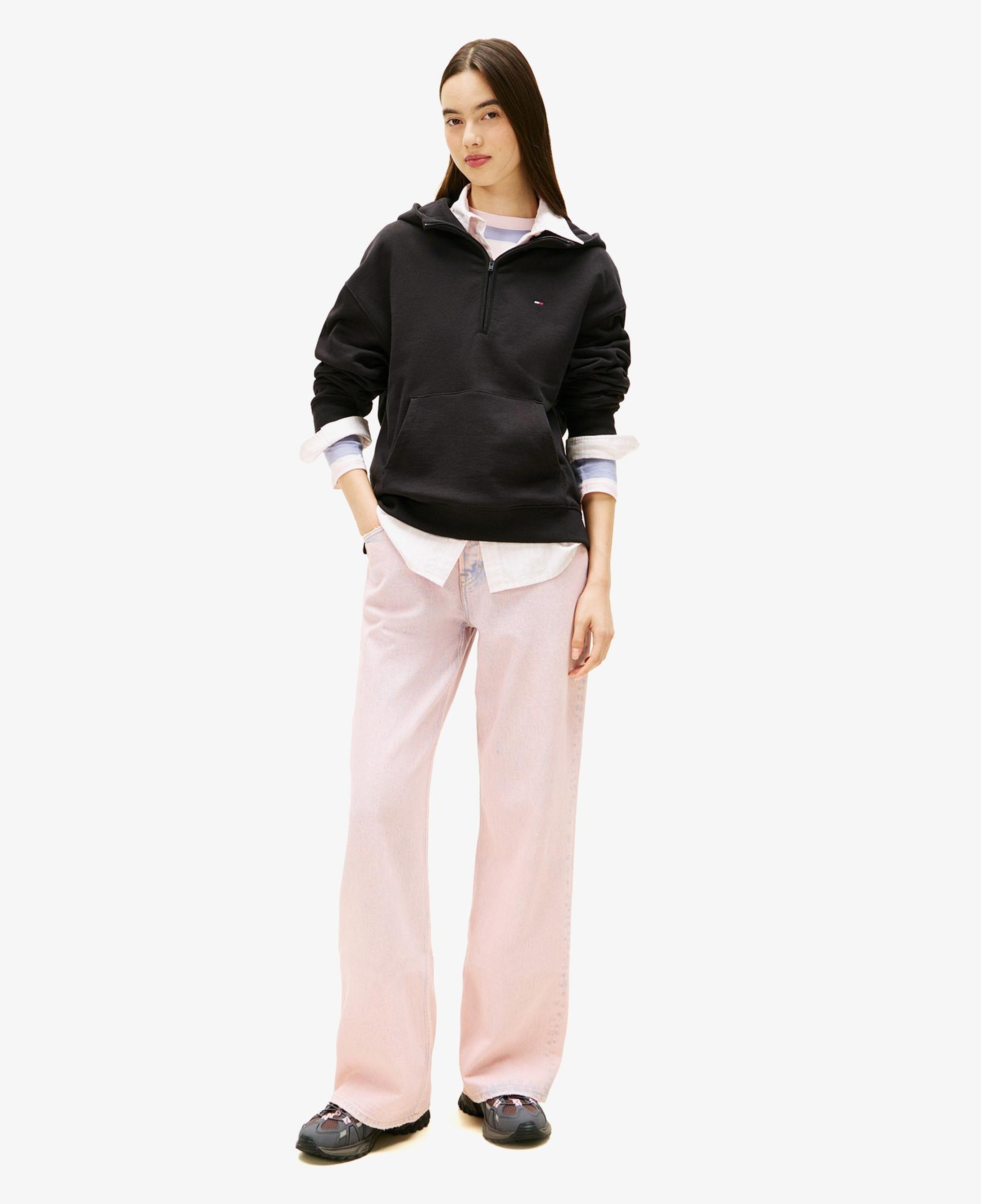 Tommy Hilfiger Kadın Siyah Sweatshirt