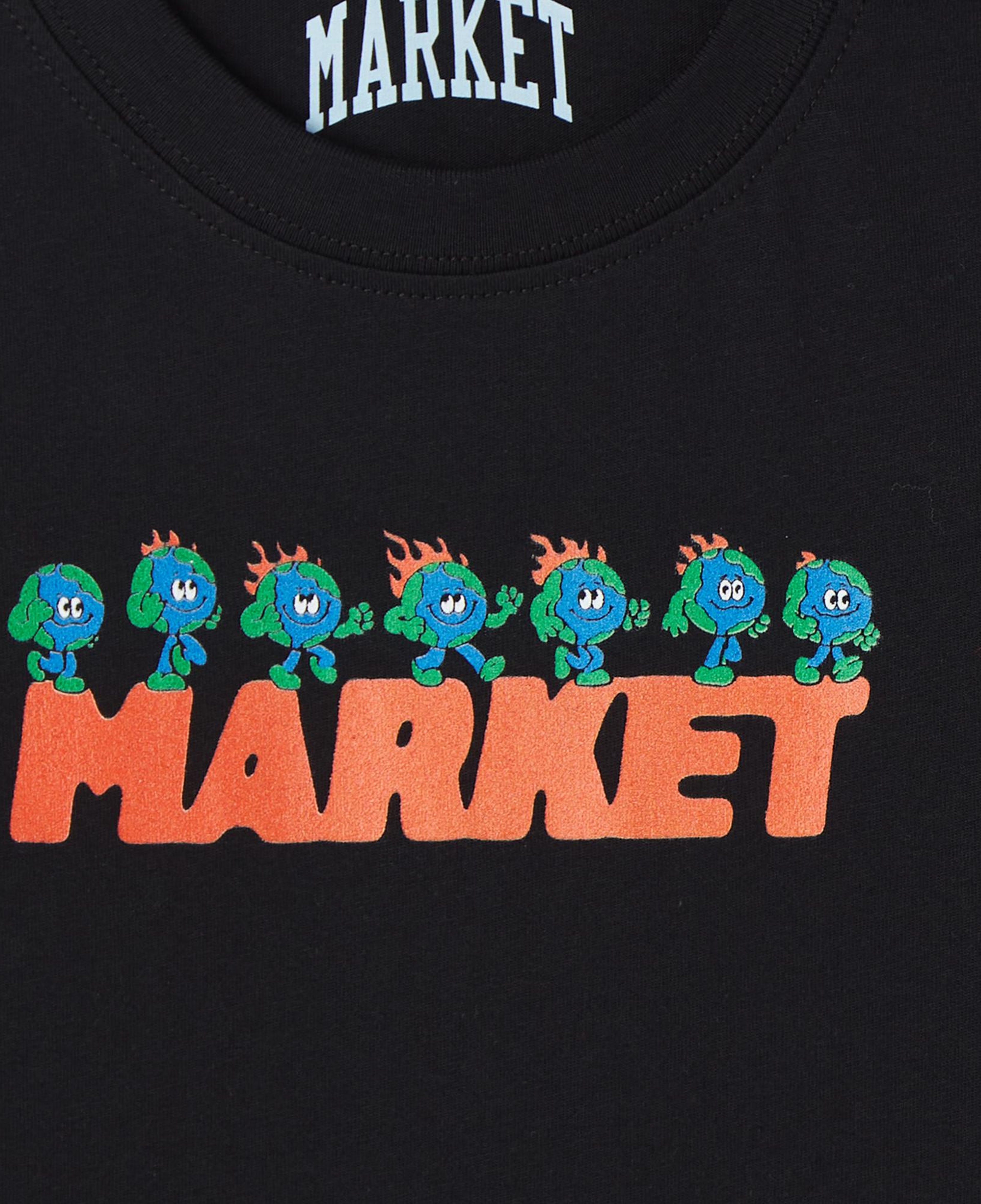 Market Fire Frolic Çocuk Siyah T-Shirt