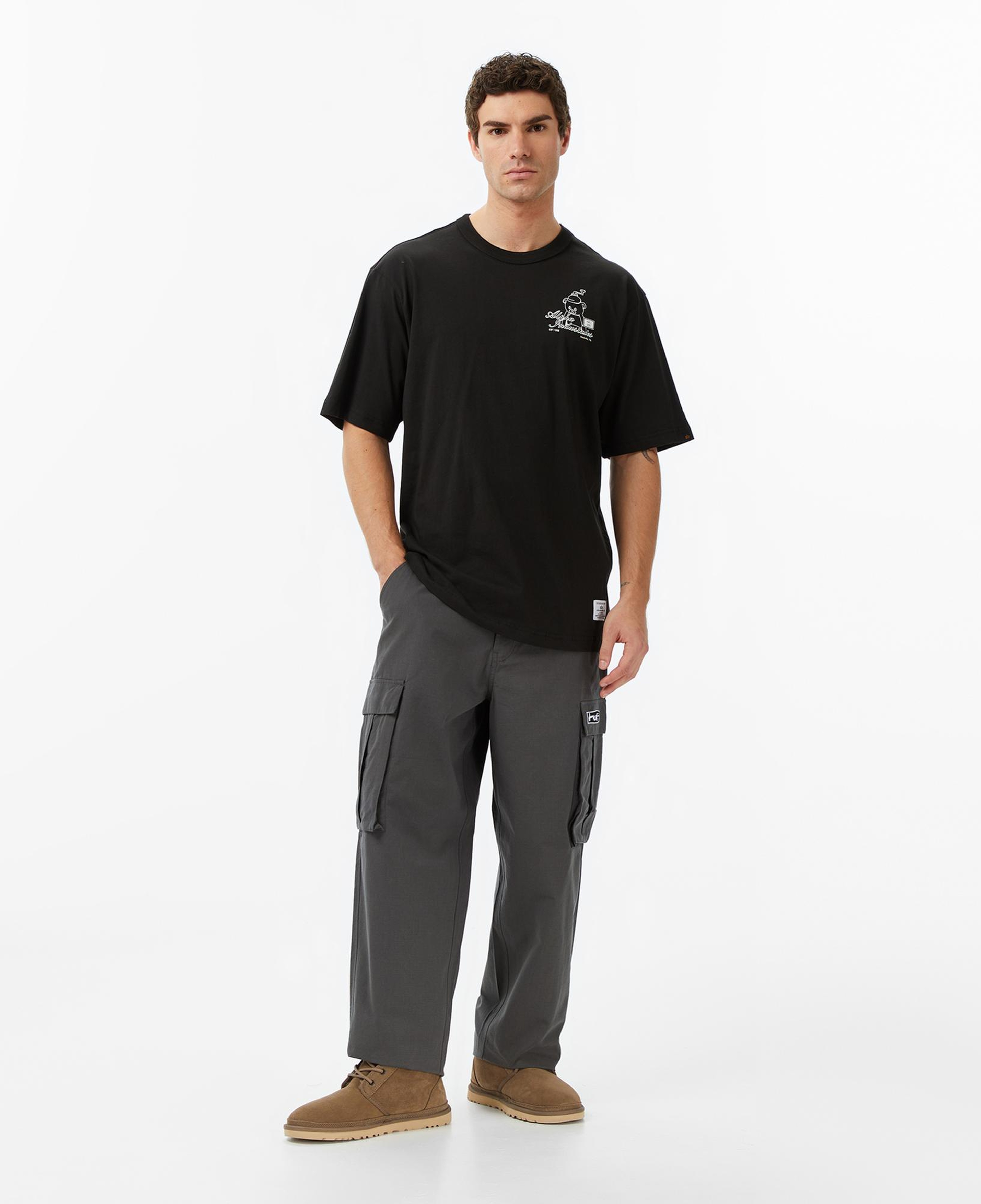 Huf Mateo Cargo Erkek Siyah Pantolon