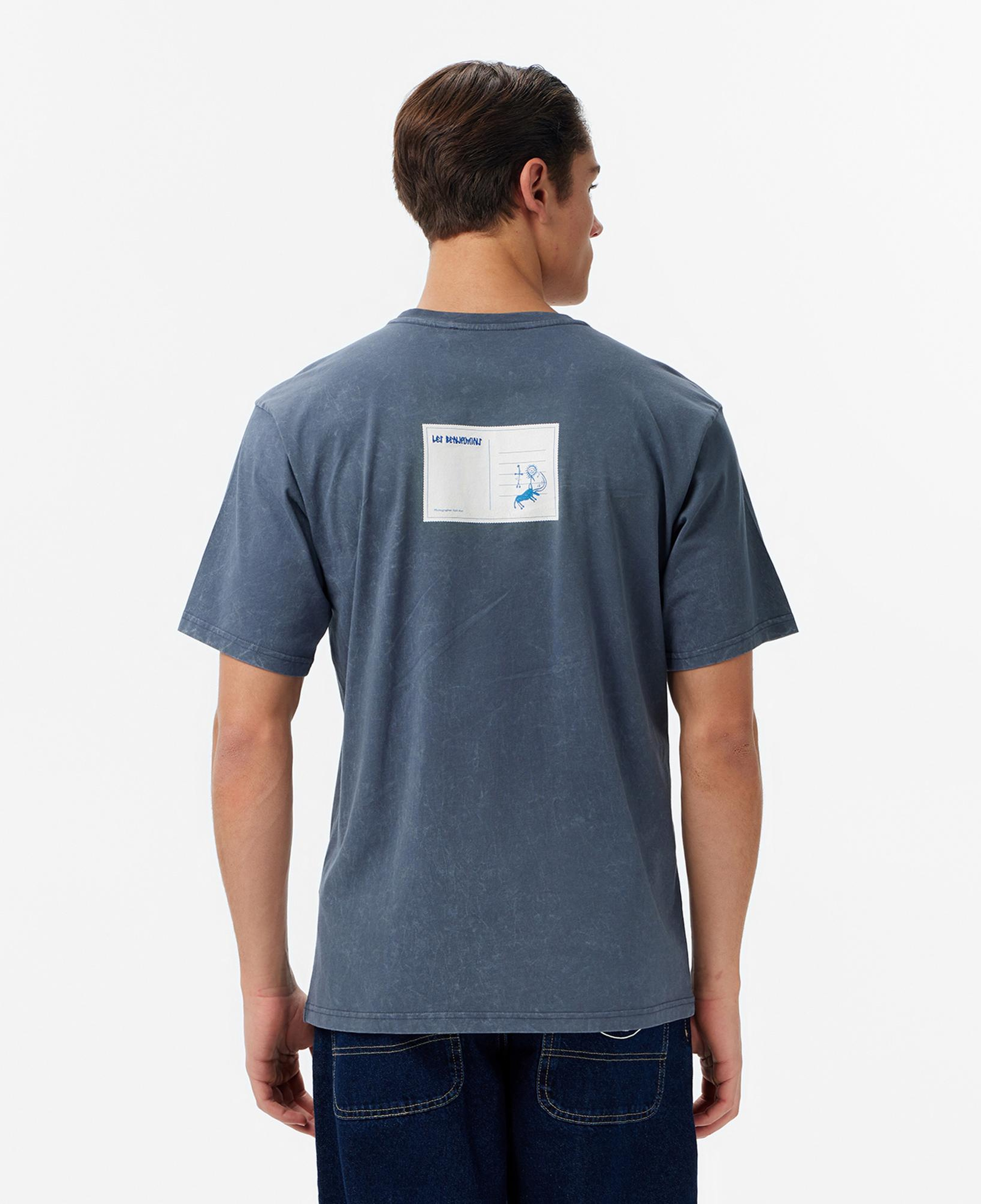 Les Benjamins Regular Fit Erkek Mavi T-Shirt