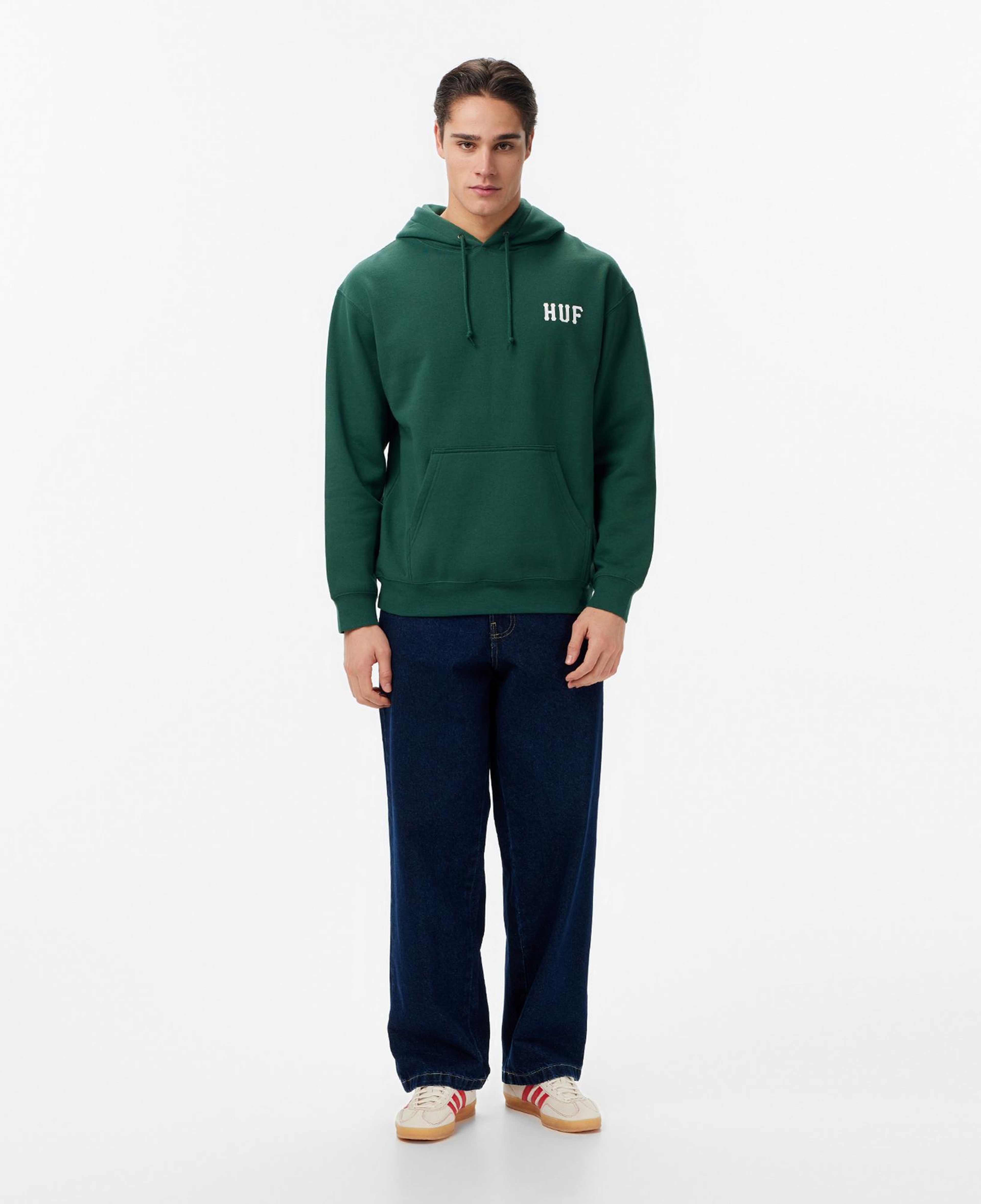 Huf Classic Pullover Erkek Yeşil Sweatshirt