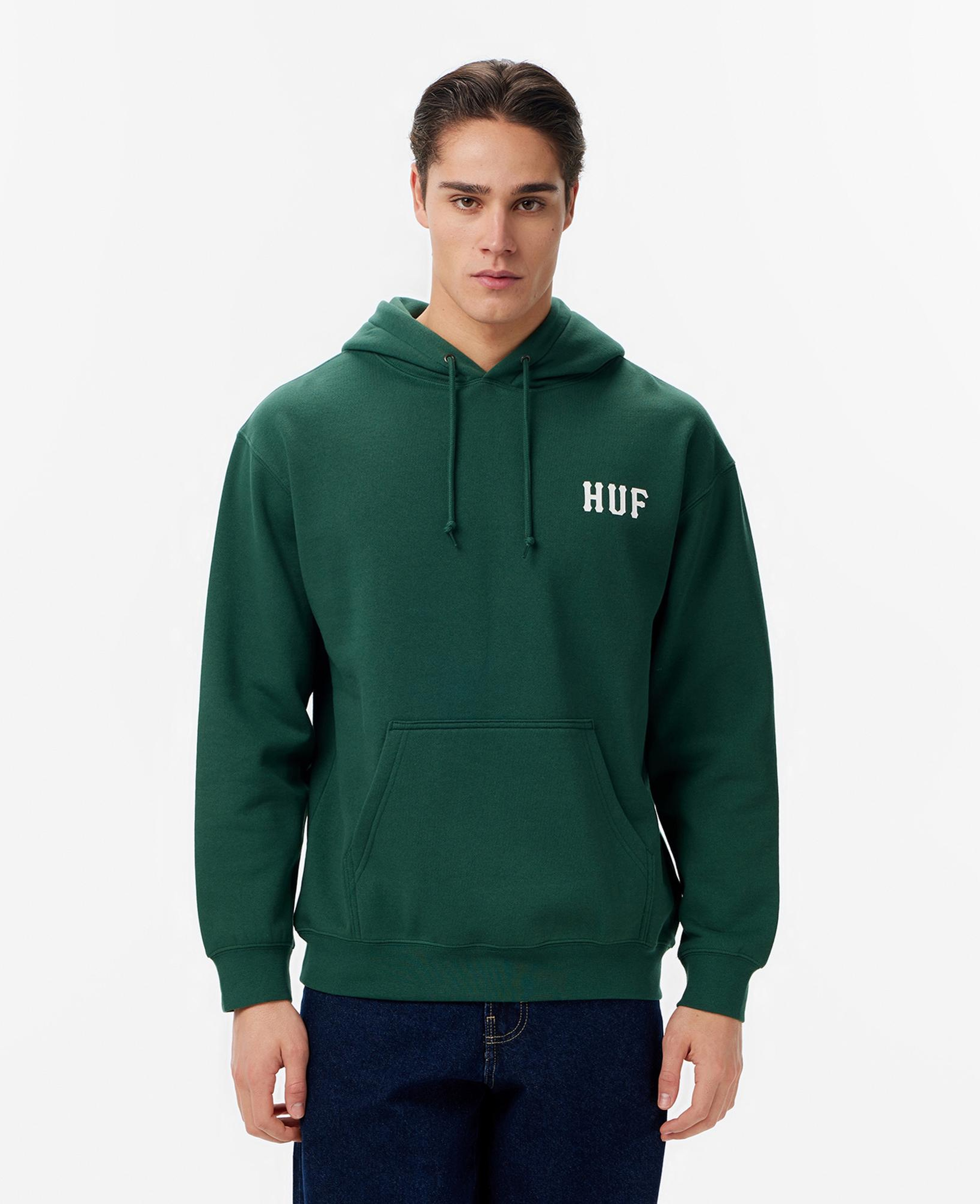Huf Classic Pullover Erkek Yeşil Sweatshirt
