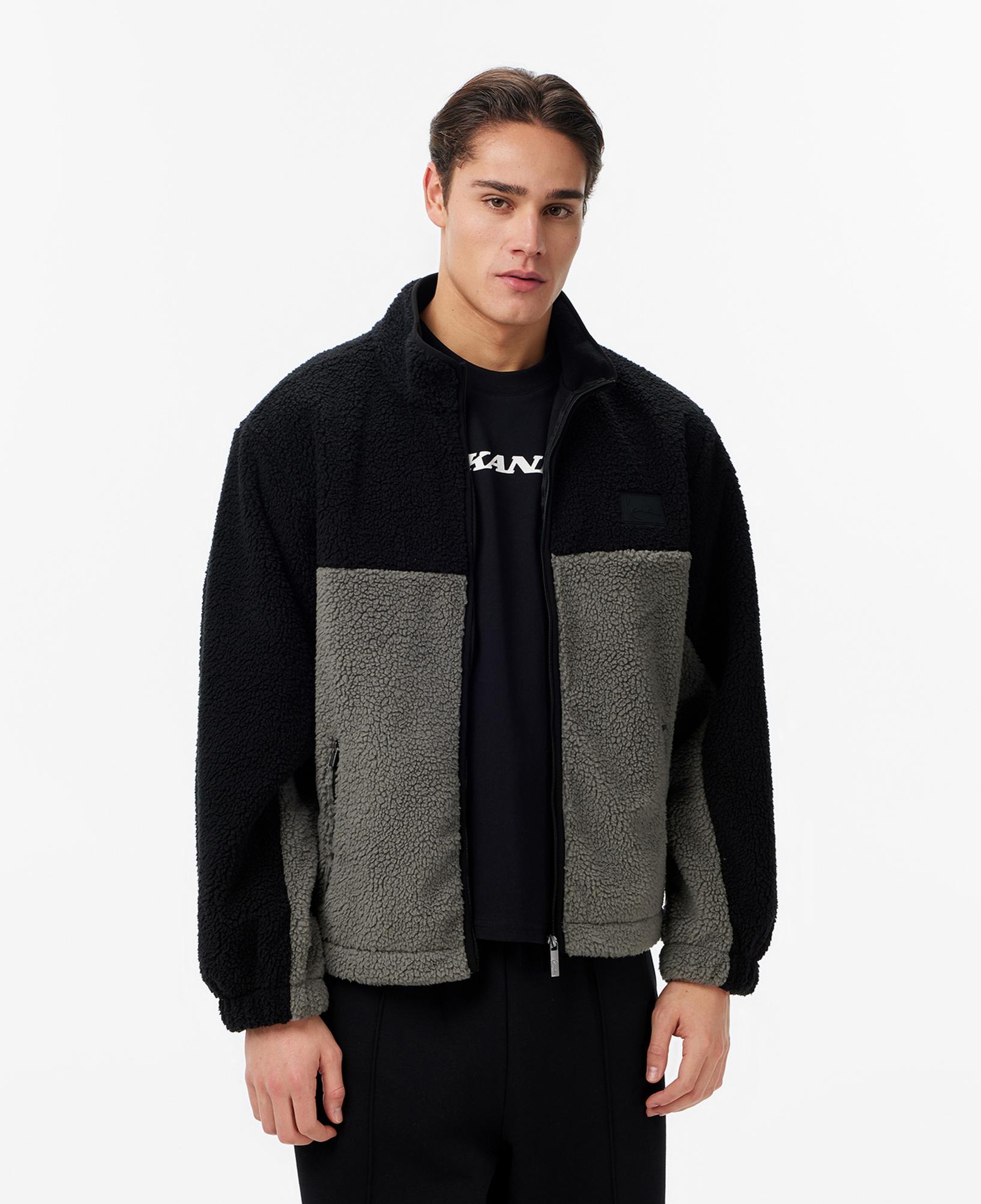 Karl Kani Siganture Rubber Patch Erkek Siyah Ceket