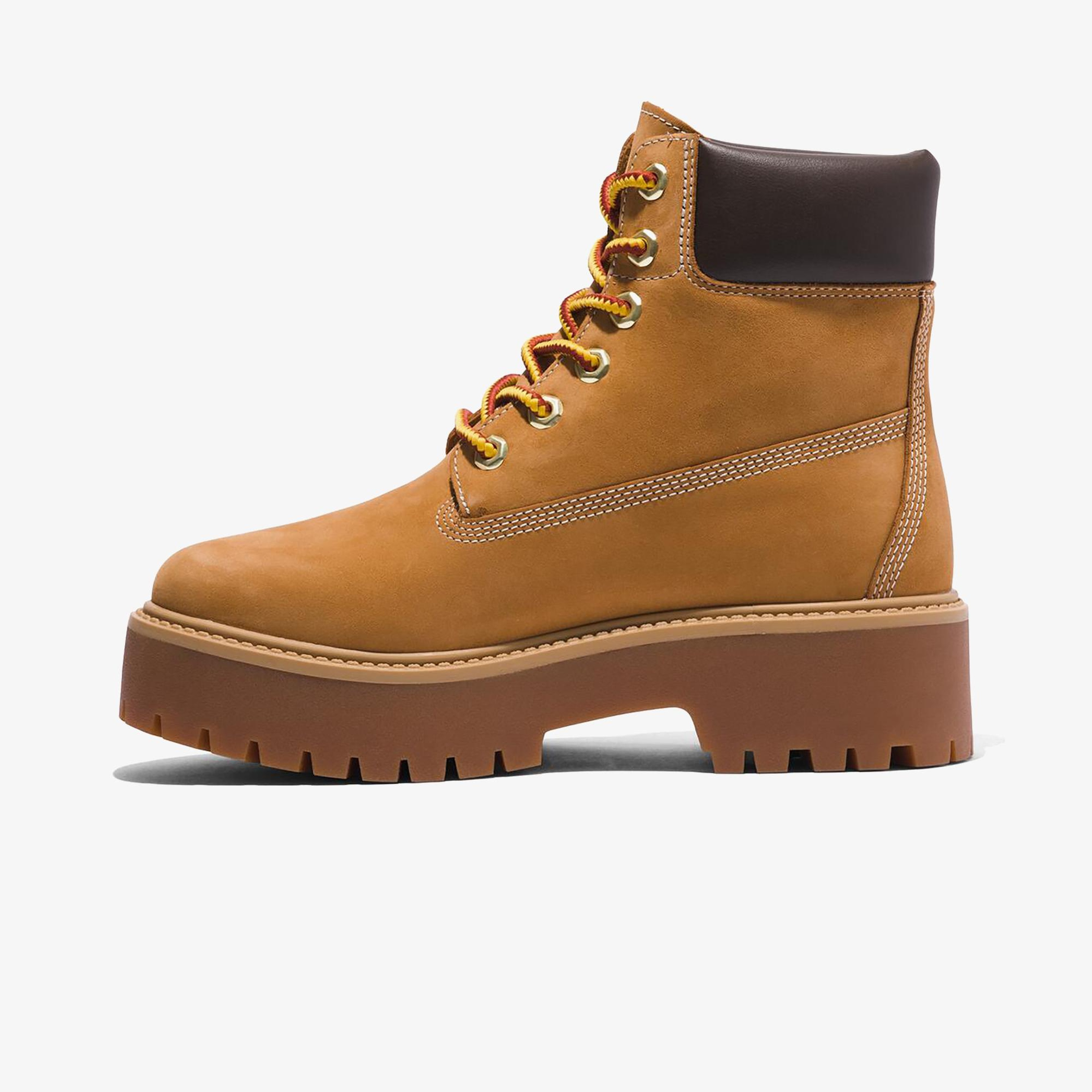 Timberland Stone Street 15 cm Su Geçirmez Platform Kadın Krem Bot