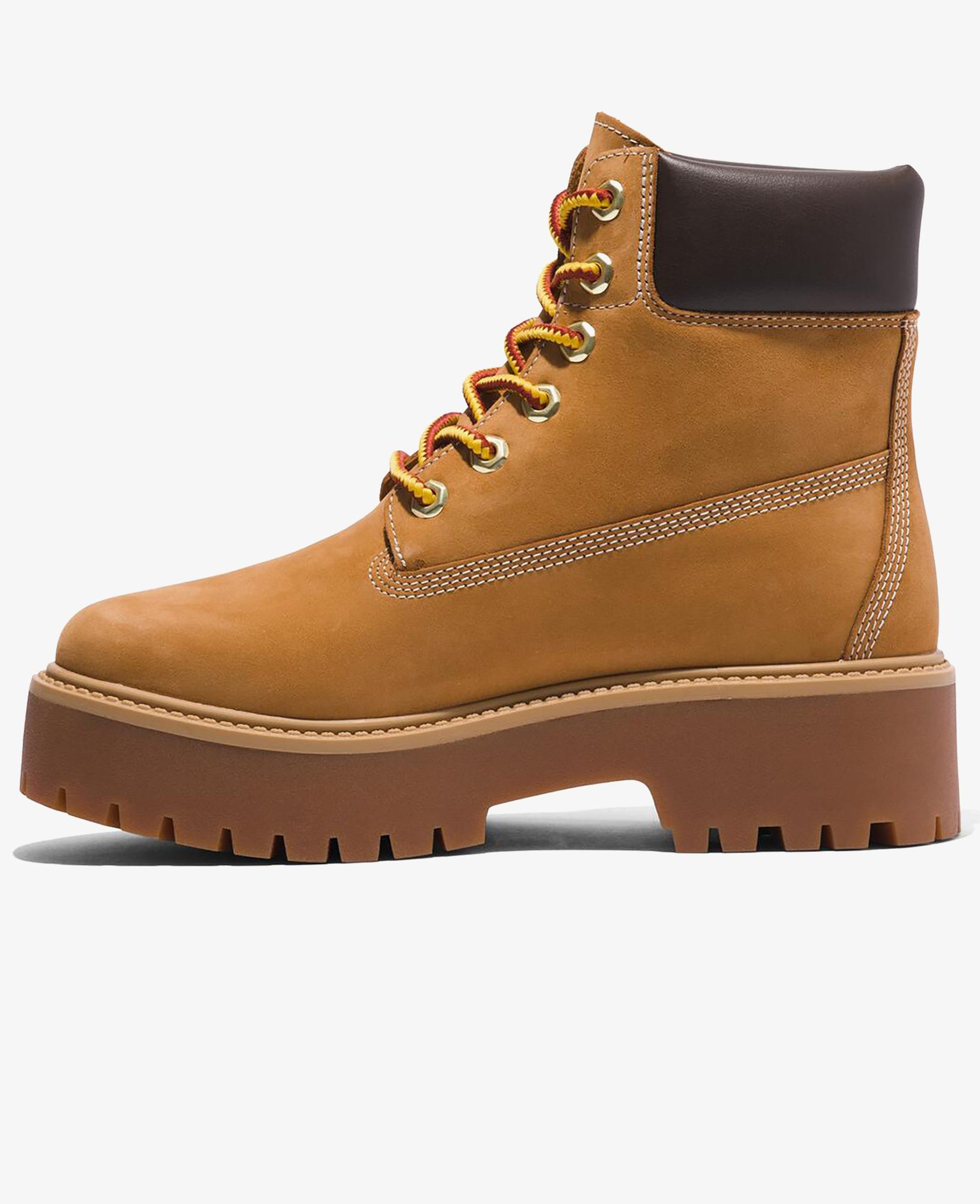 Timberland Stone Street 15 cm Su Geçirmez Platform Kadın Krem Bot